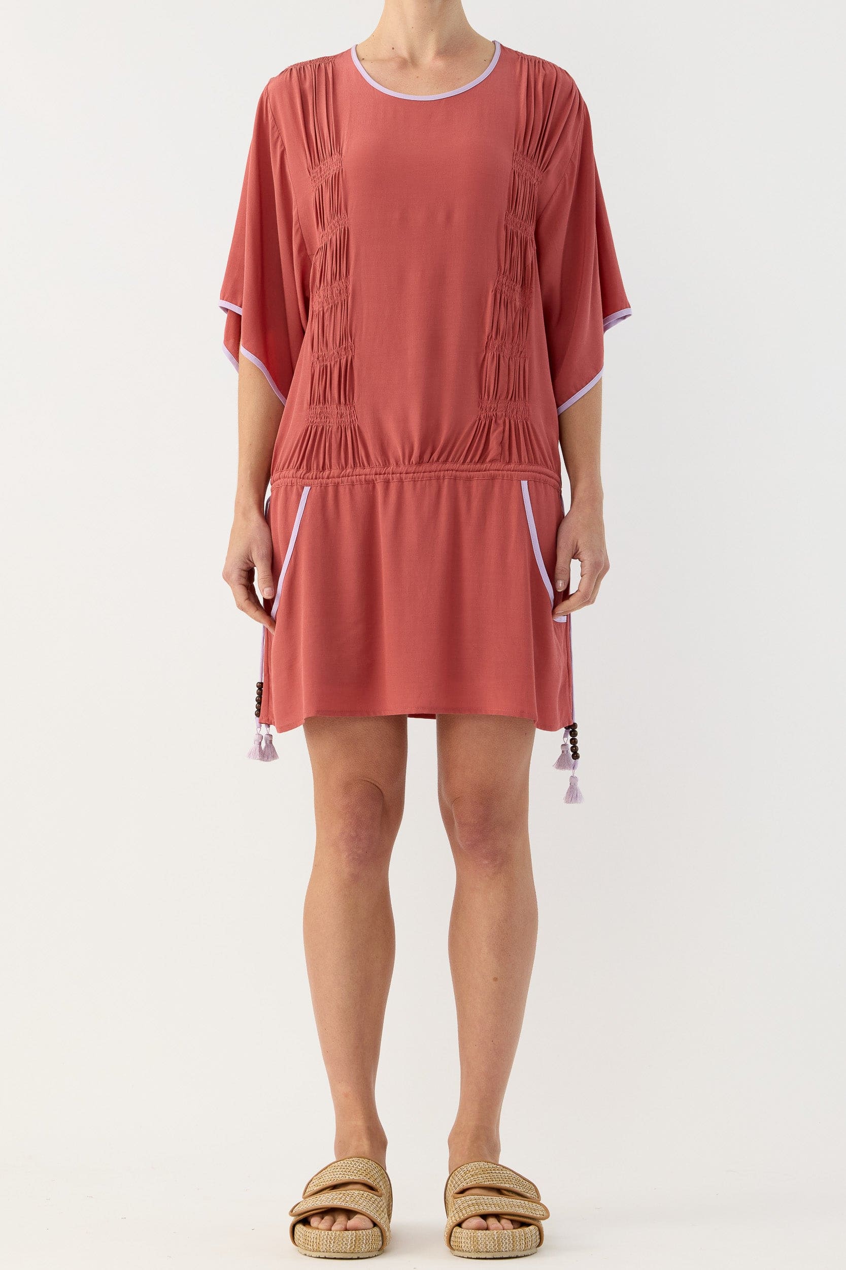 Marigold Gathered Short Tunic