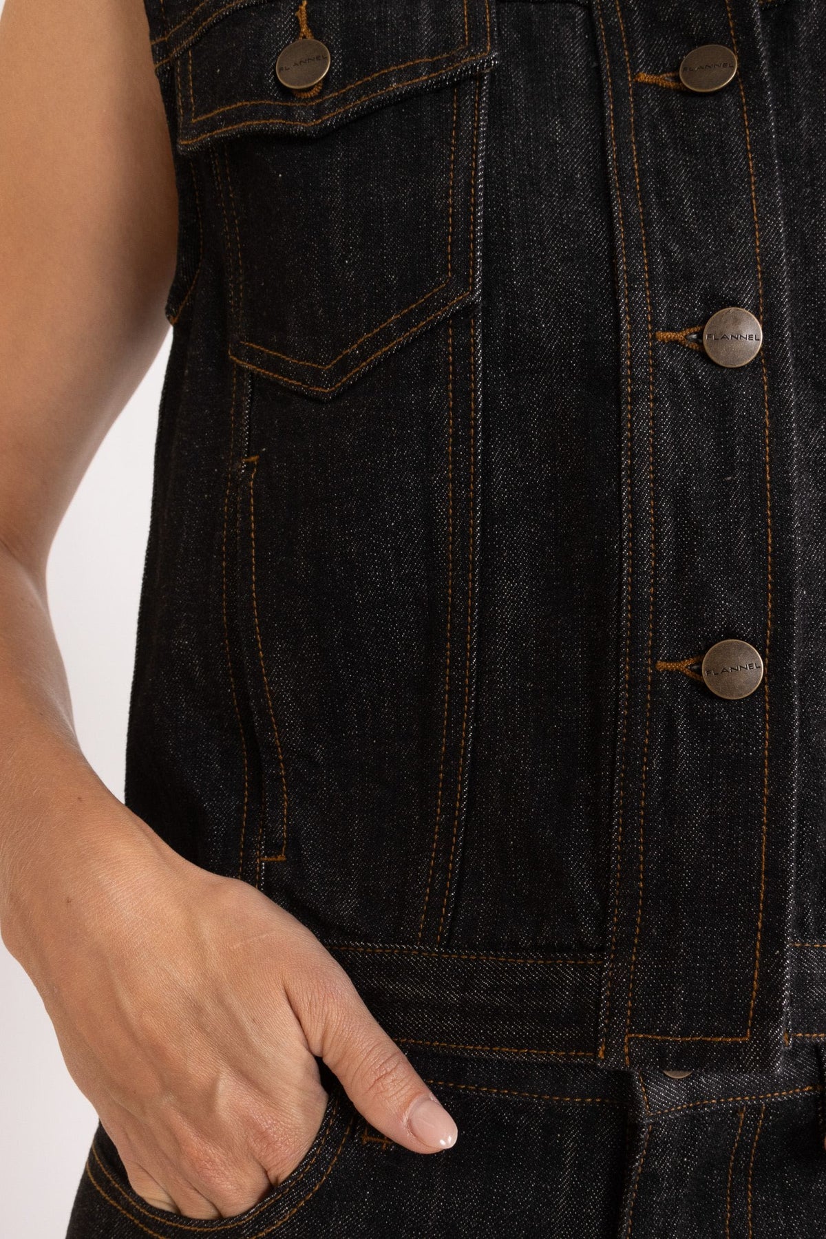 Clay Denim Vest