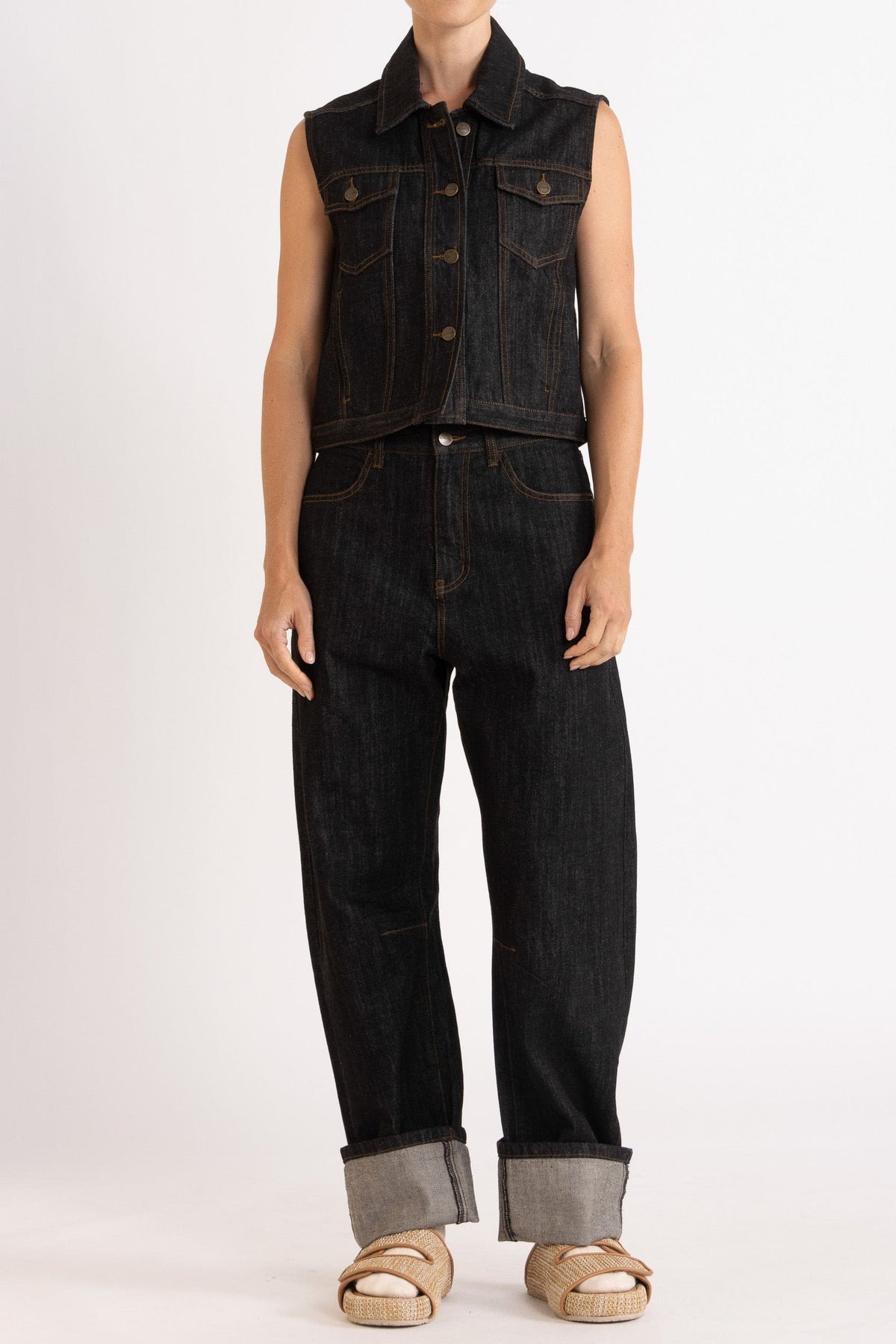 Clay Denim Vest