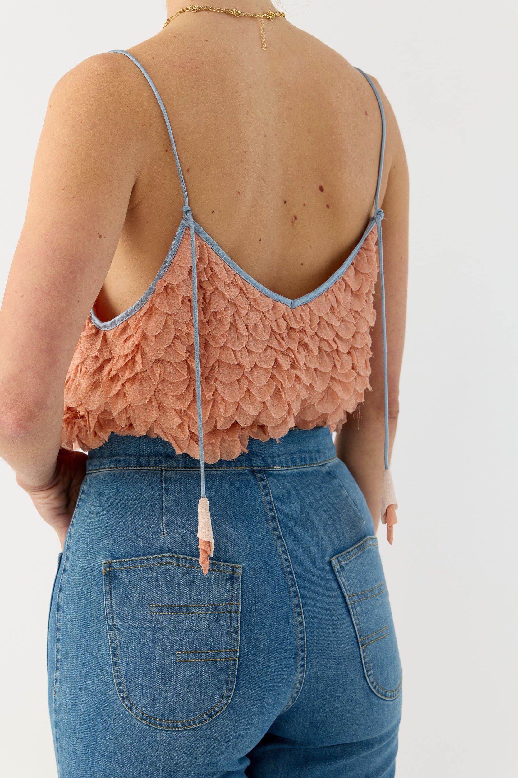 Addie Scalloped Chiffon Cami