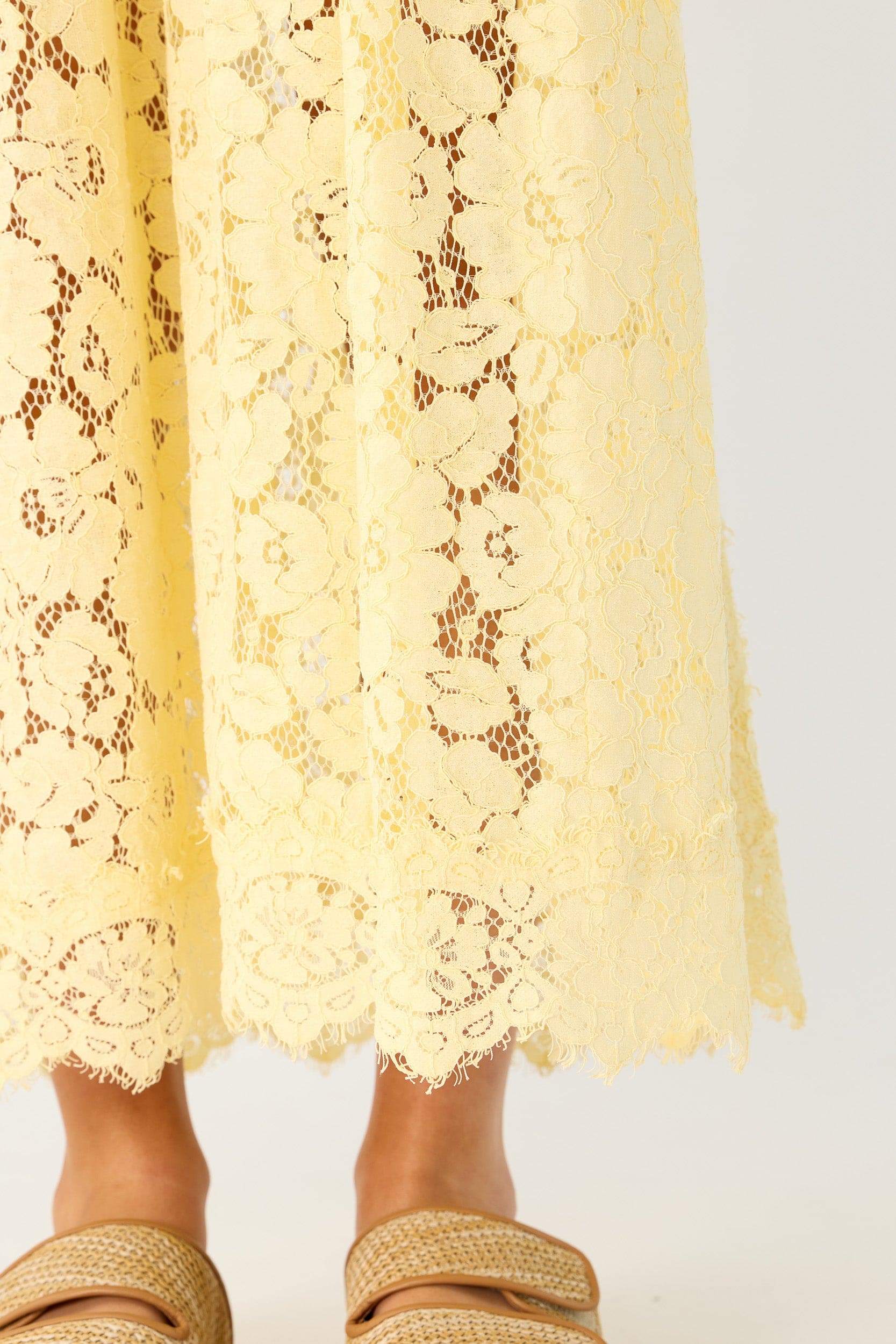 Tilly V Neck Lace Dress