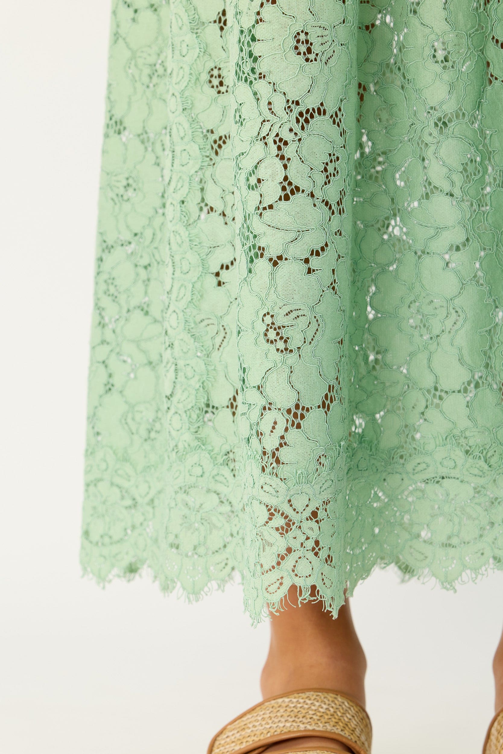 Tilly V Neck Lace Dress