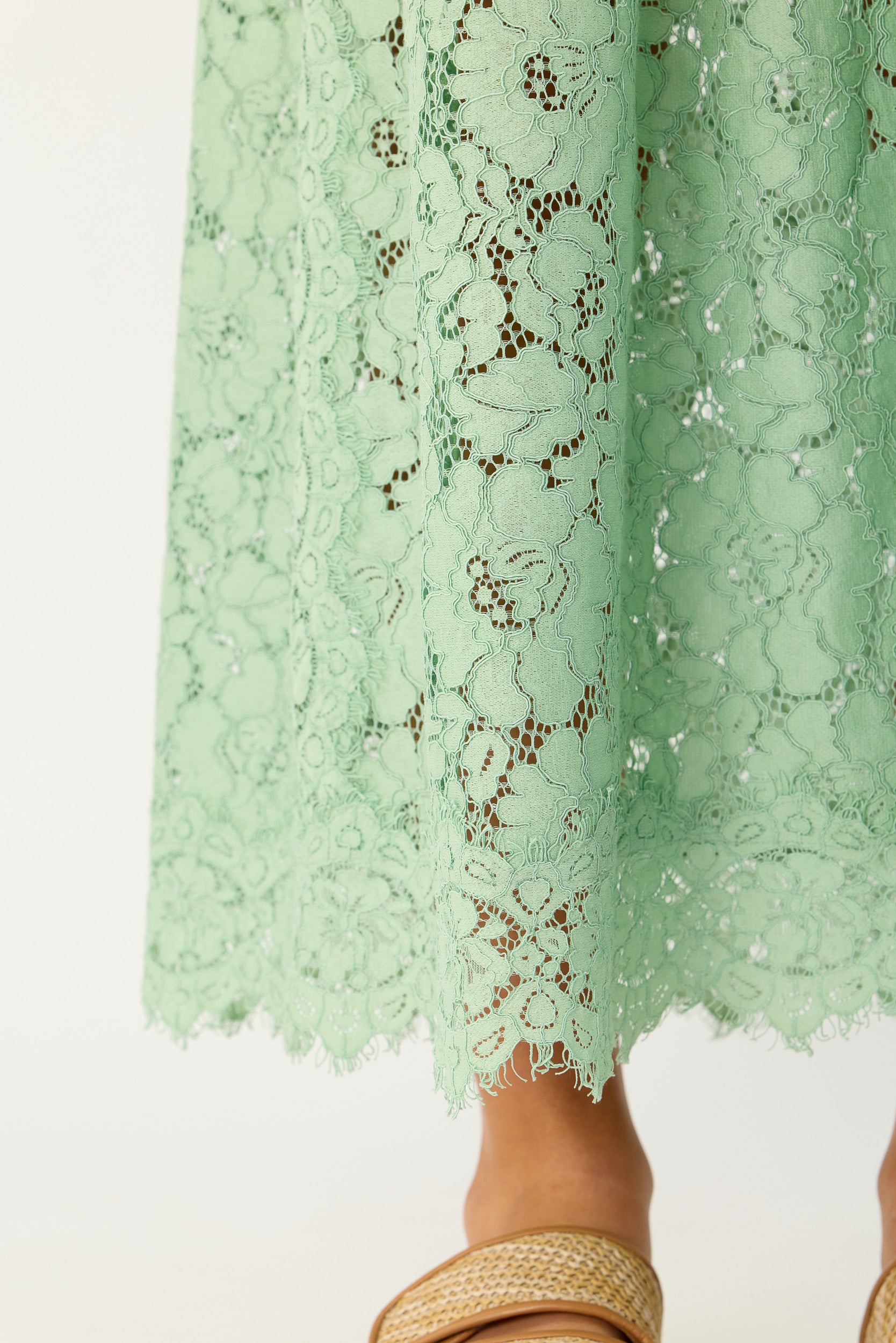 Tilly Drawstring Lace Skirt