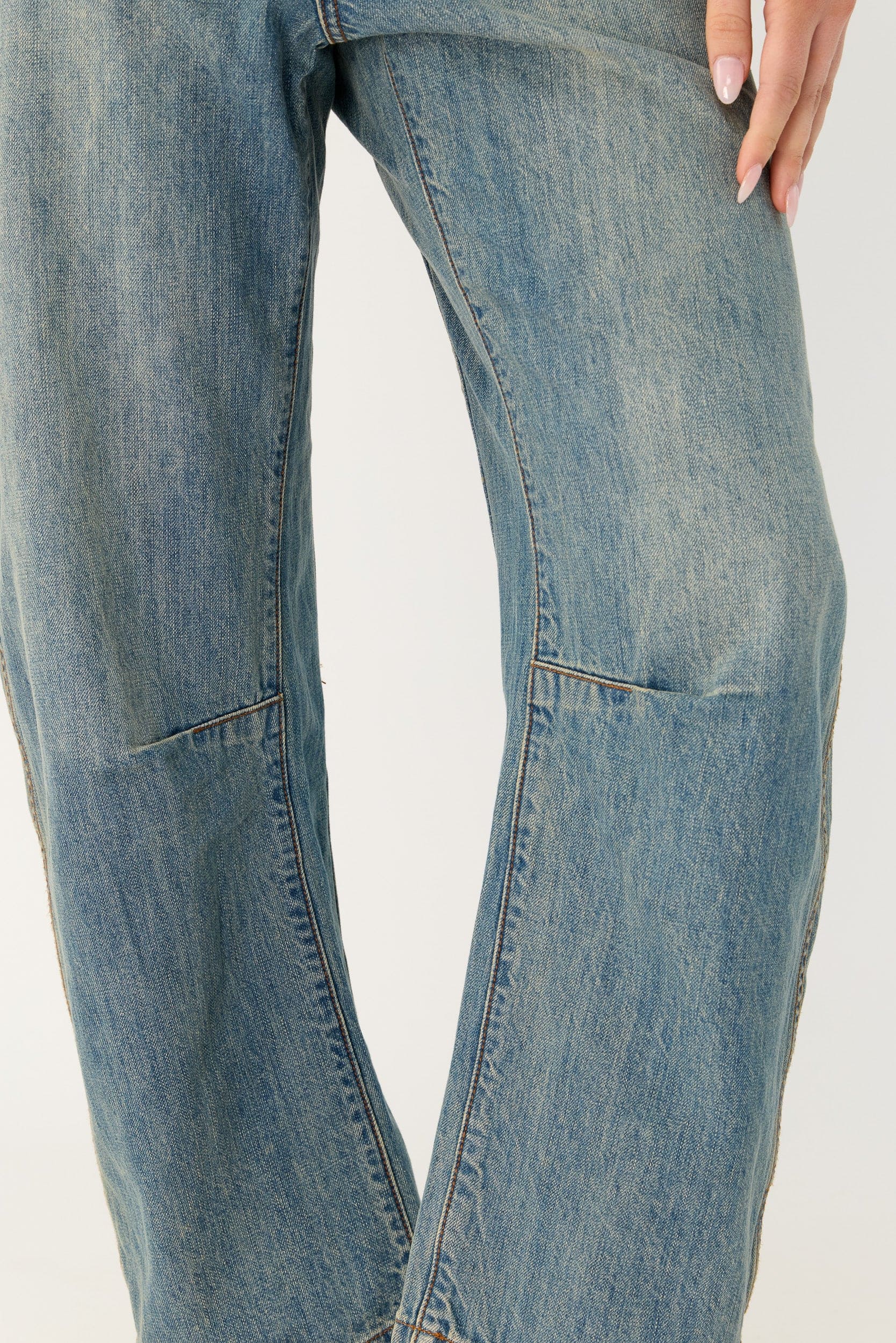 Gia Bow Leg Denim Jean