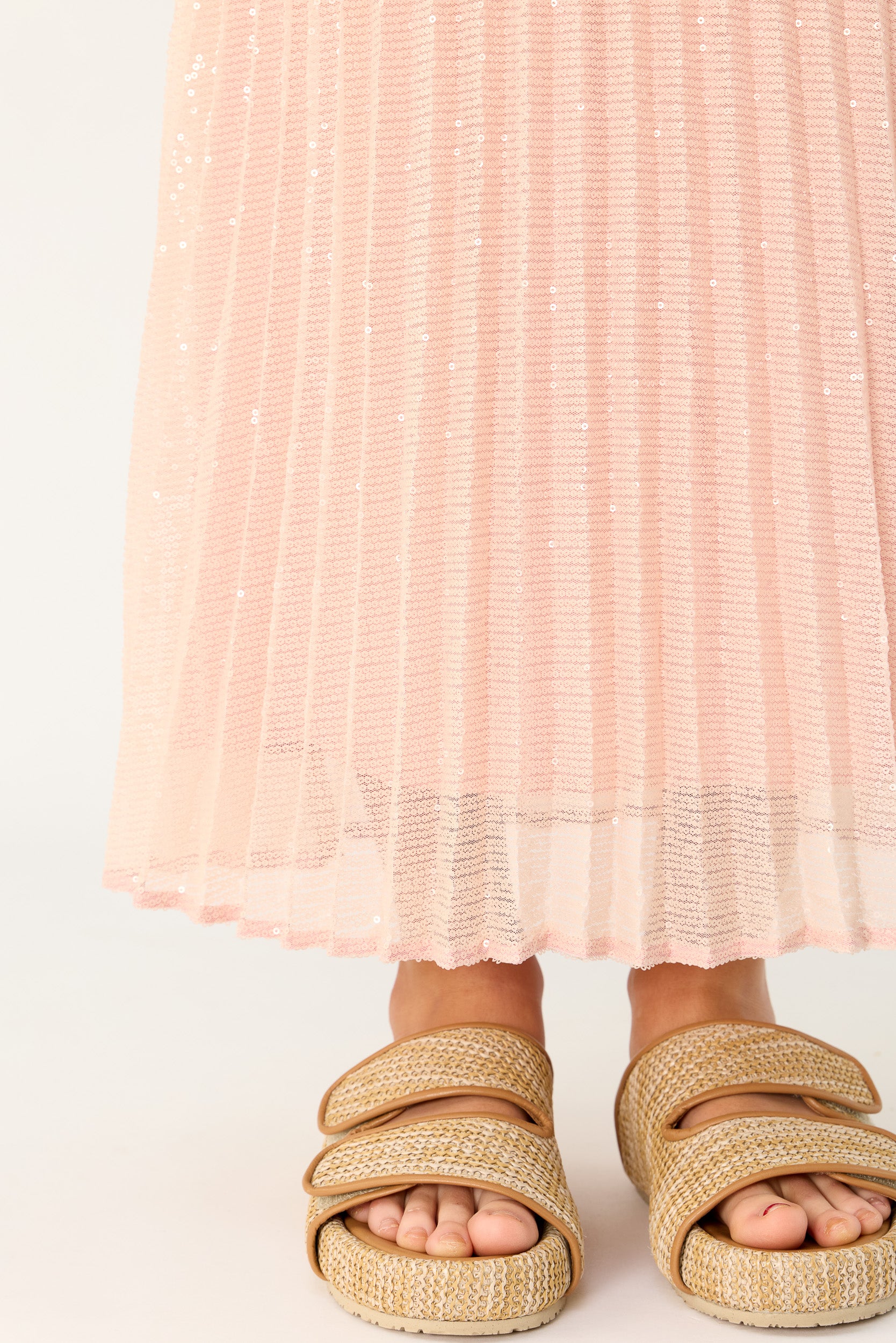 Sigrid Sequin Pleated Skirt