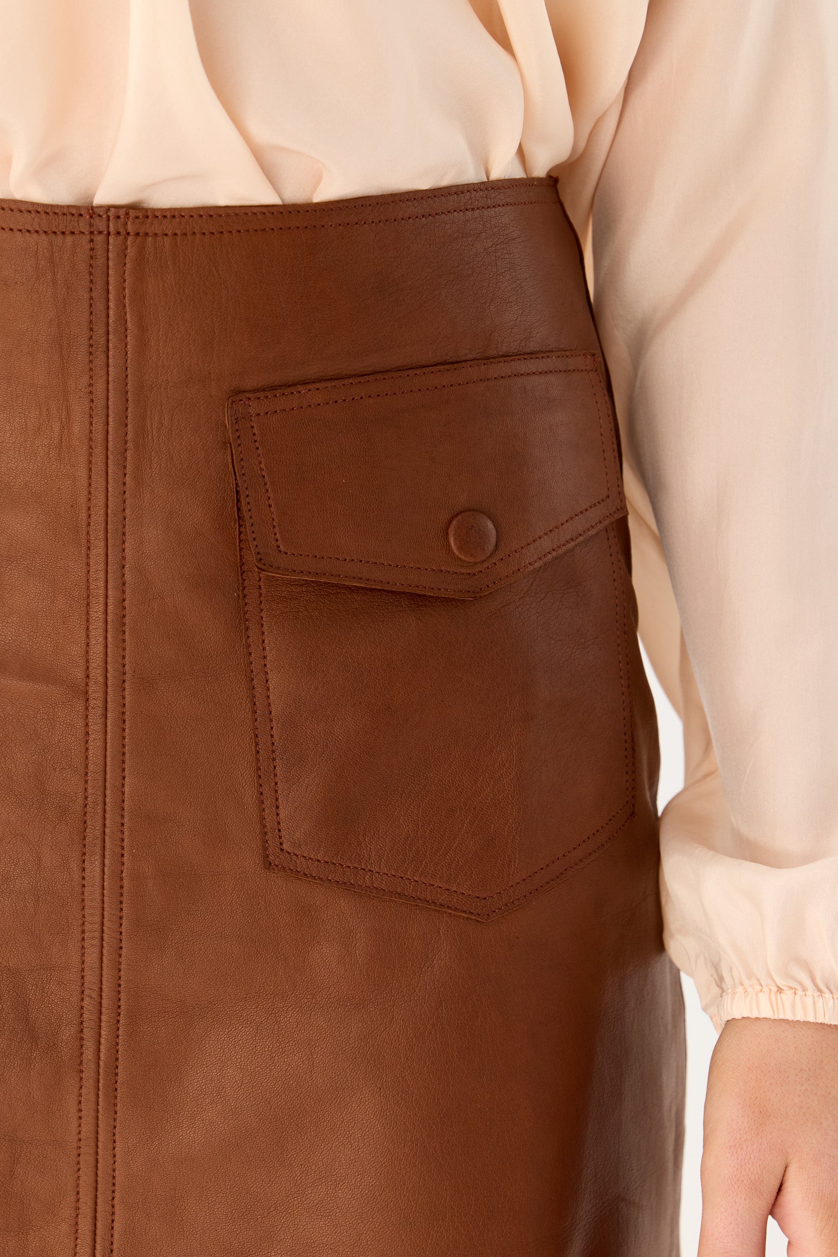 Frankie Leather Skirt