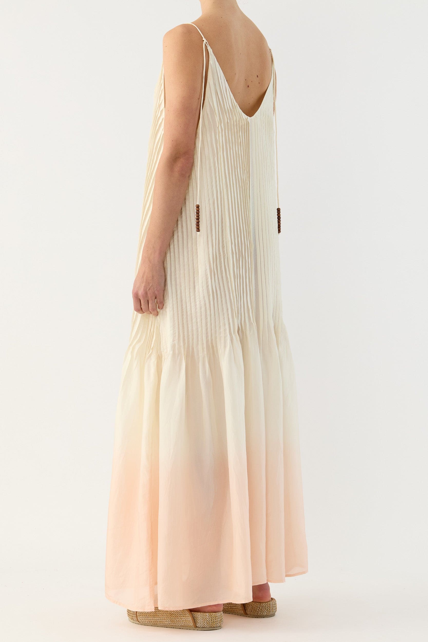 Ottavia Silk Dip-Dye Cami Dress