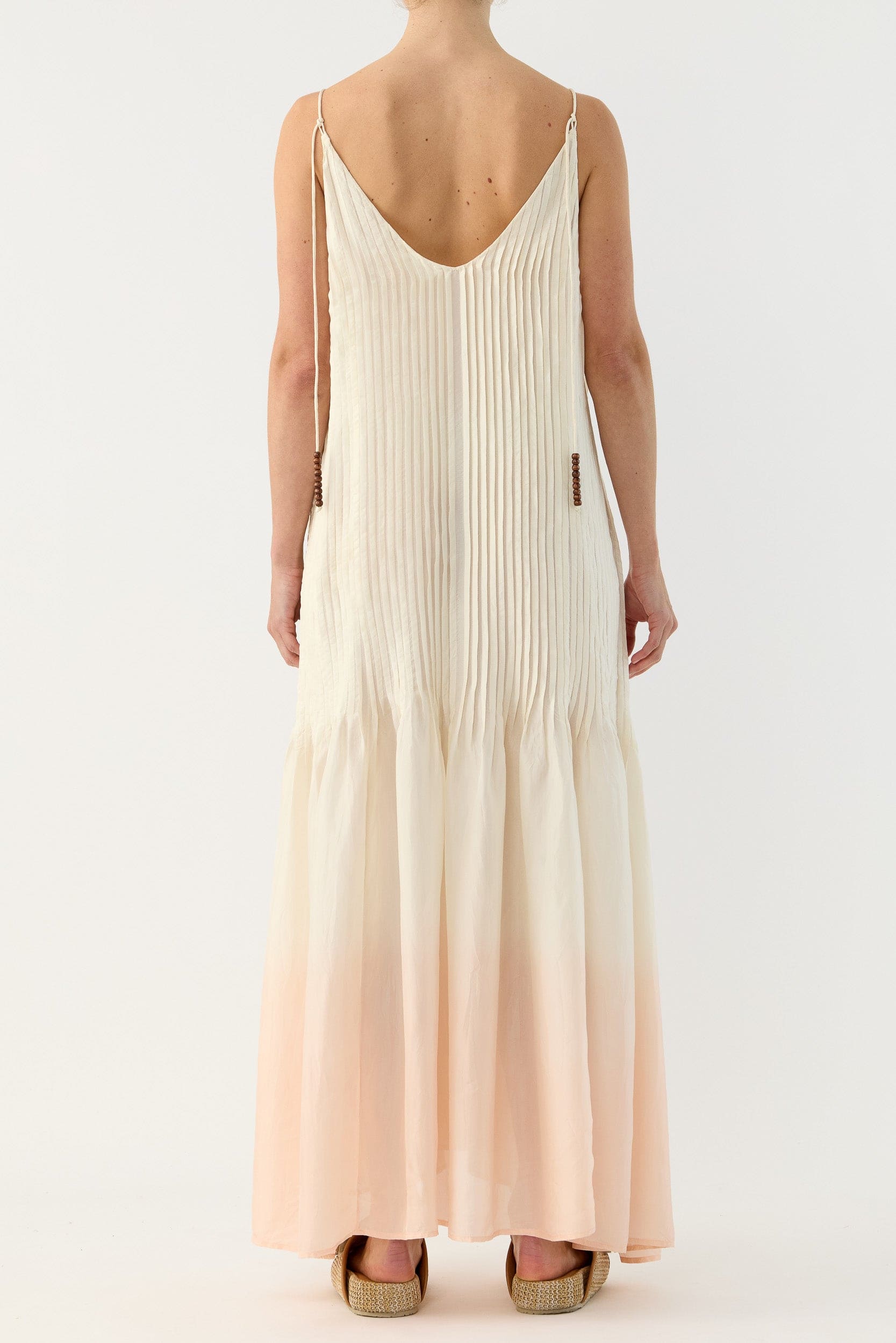 Ottavia Silk Dip-Dye Cami Dress