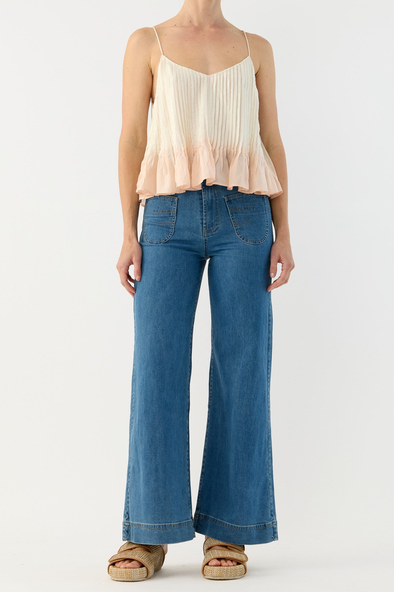 Ottavia Silk Dip-Dye Cami