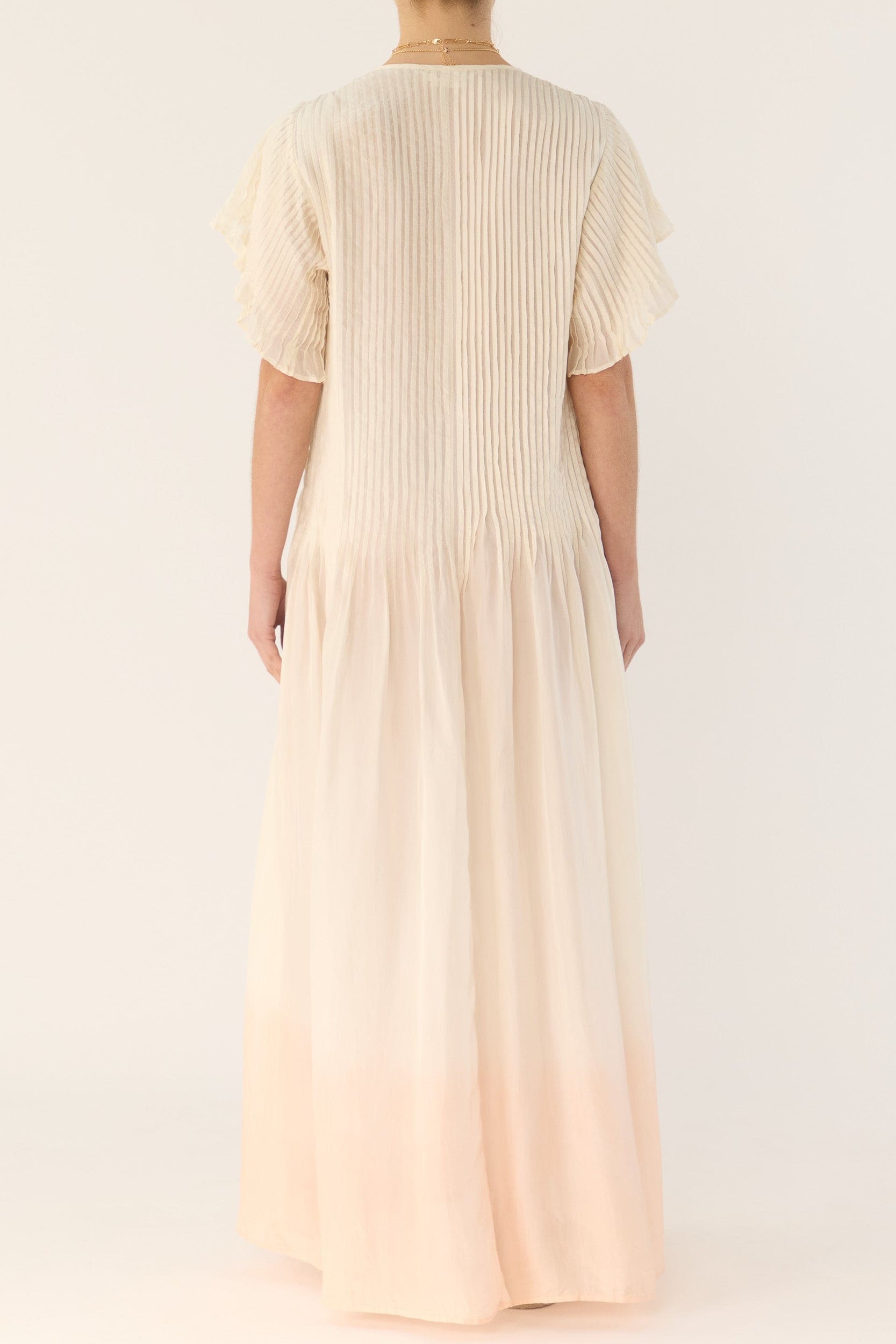 Ottavia Silk Dip-Dye Shirt Dress