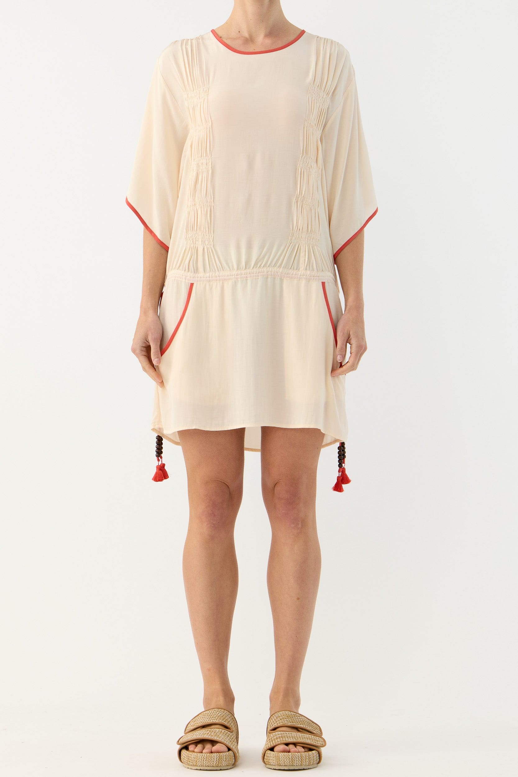 Marigold Gathered Short Tunic