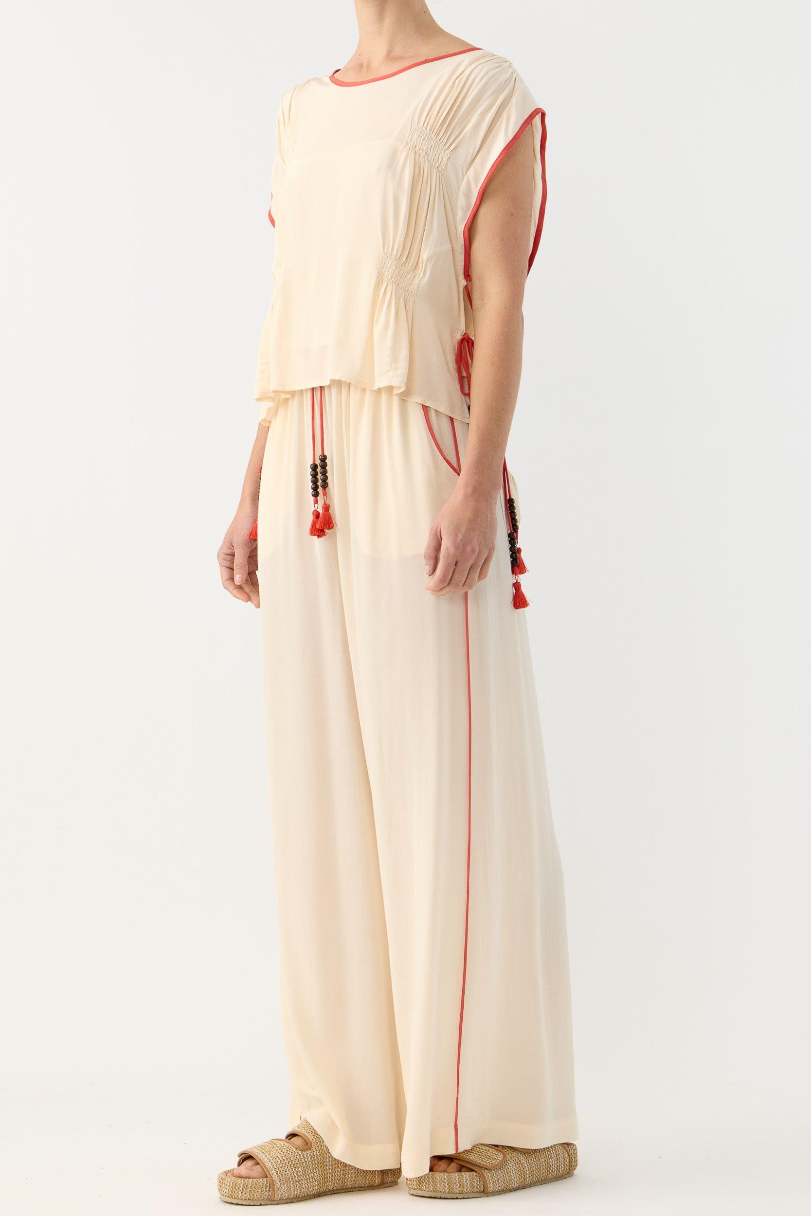 Marigold Gathered Top