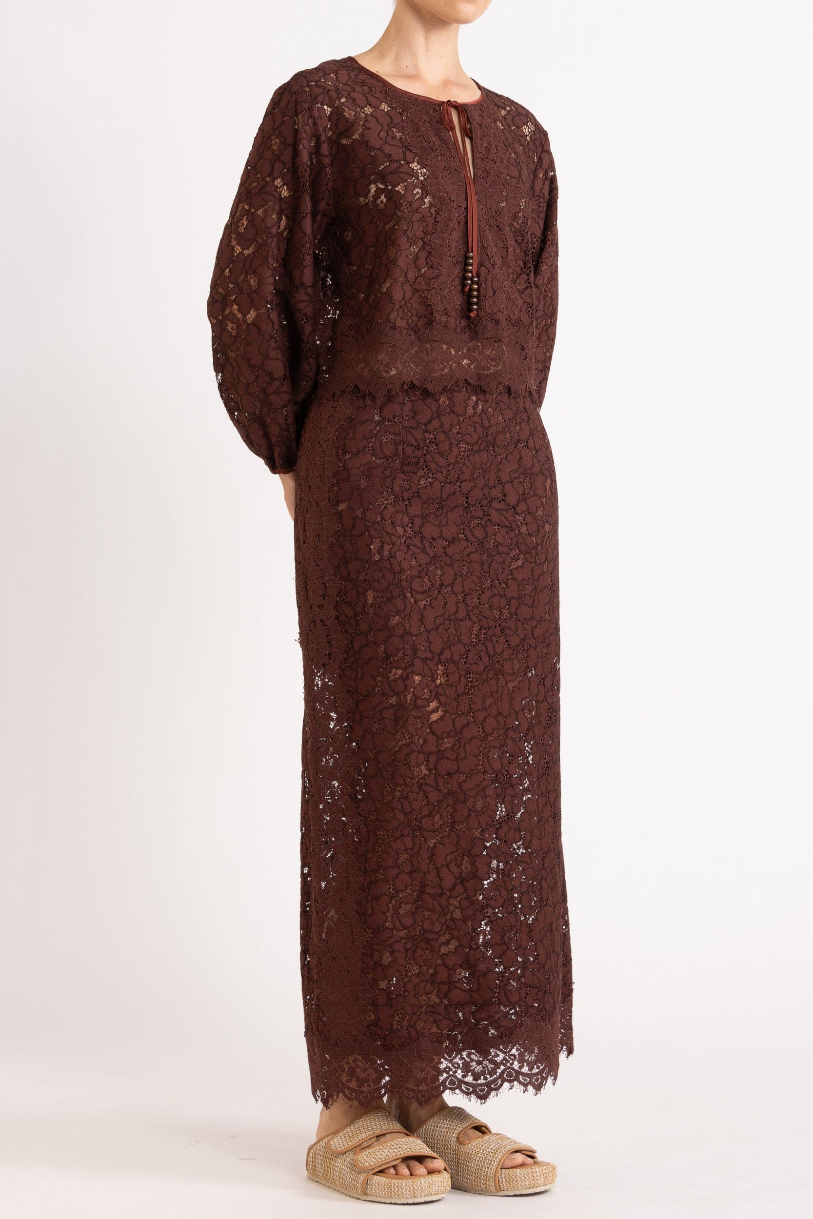Tilly Lace Long Sleeve Top