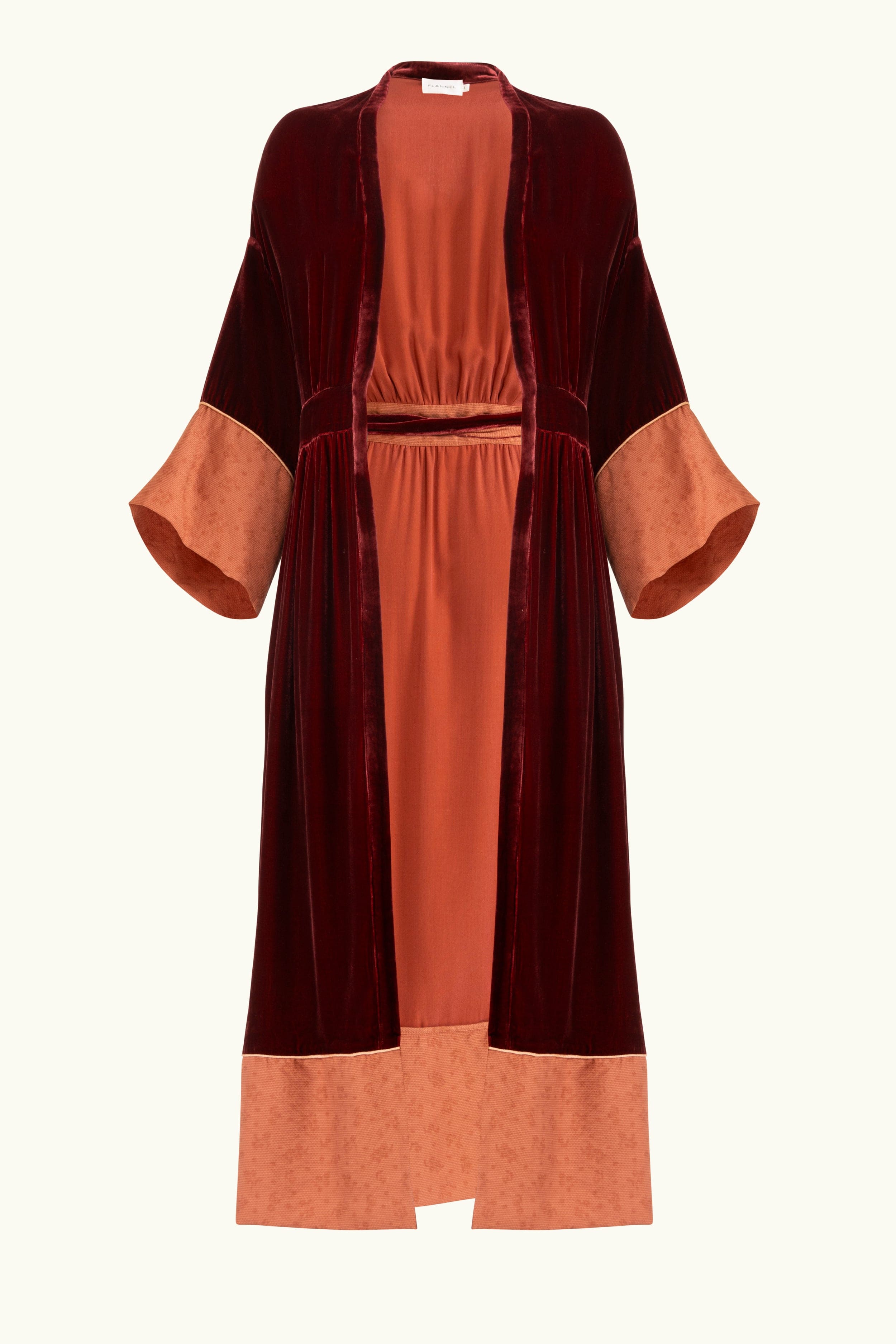 Deme Velvet Satin Duster