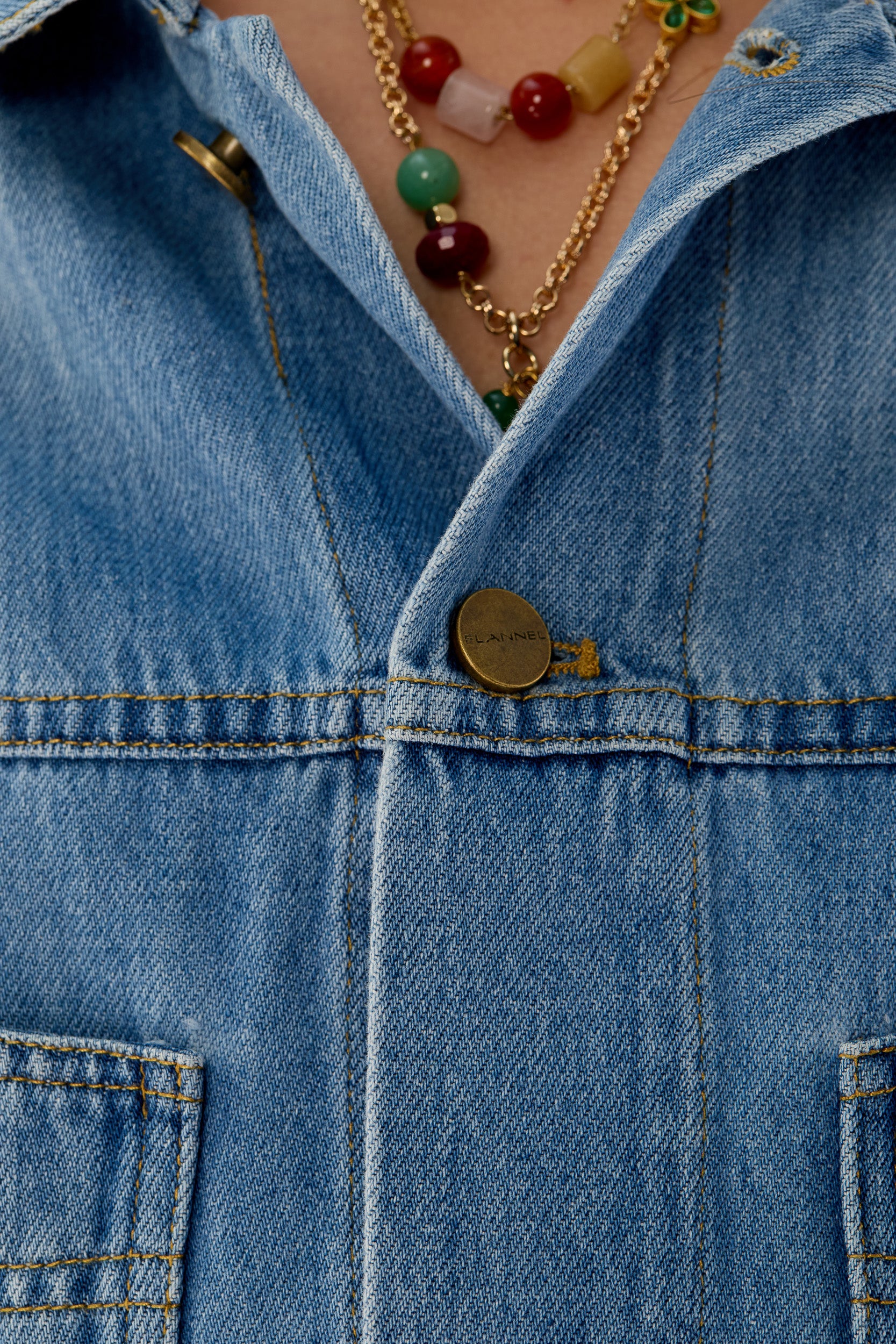 Bowen Denim Vest