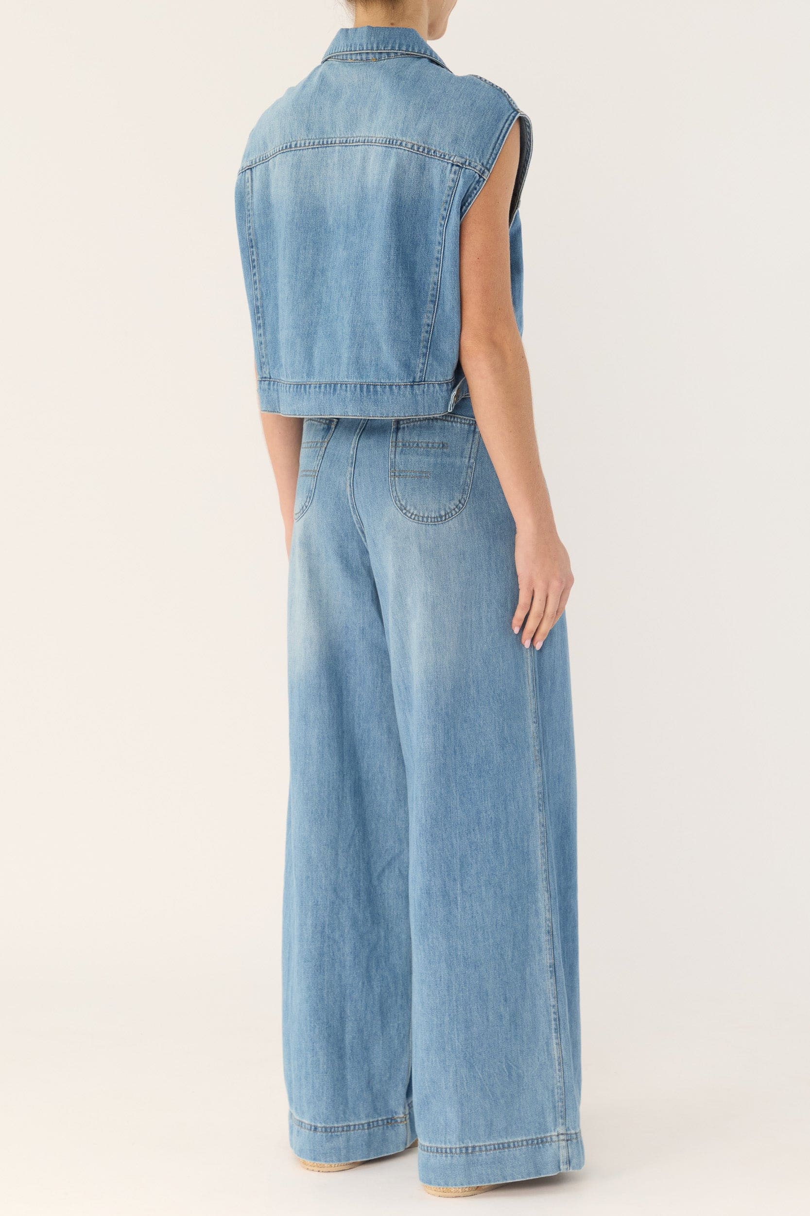Bowen Denim Wide Leg Jean