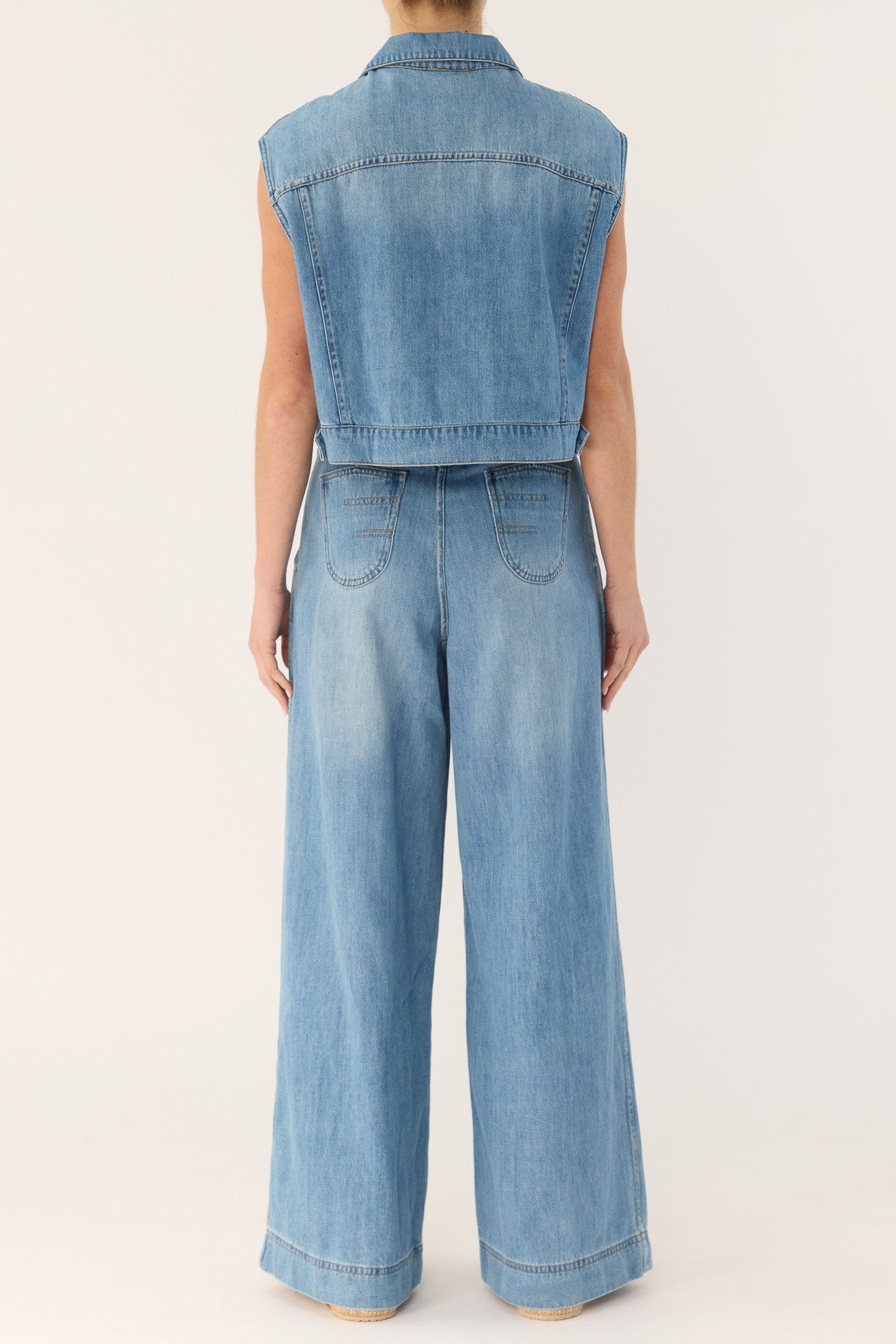 Bowen Denim Wide Leg Jean