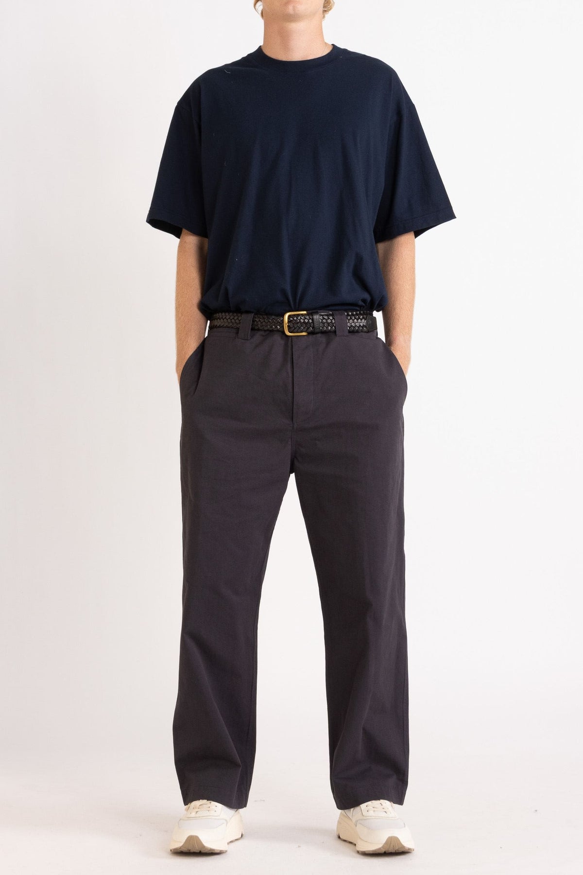 Vermont Plaited Leather Belt