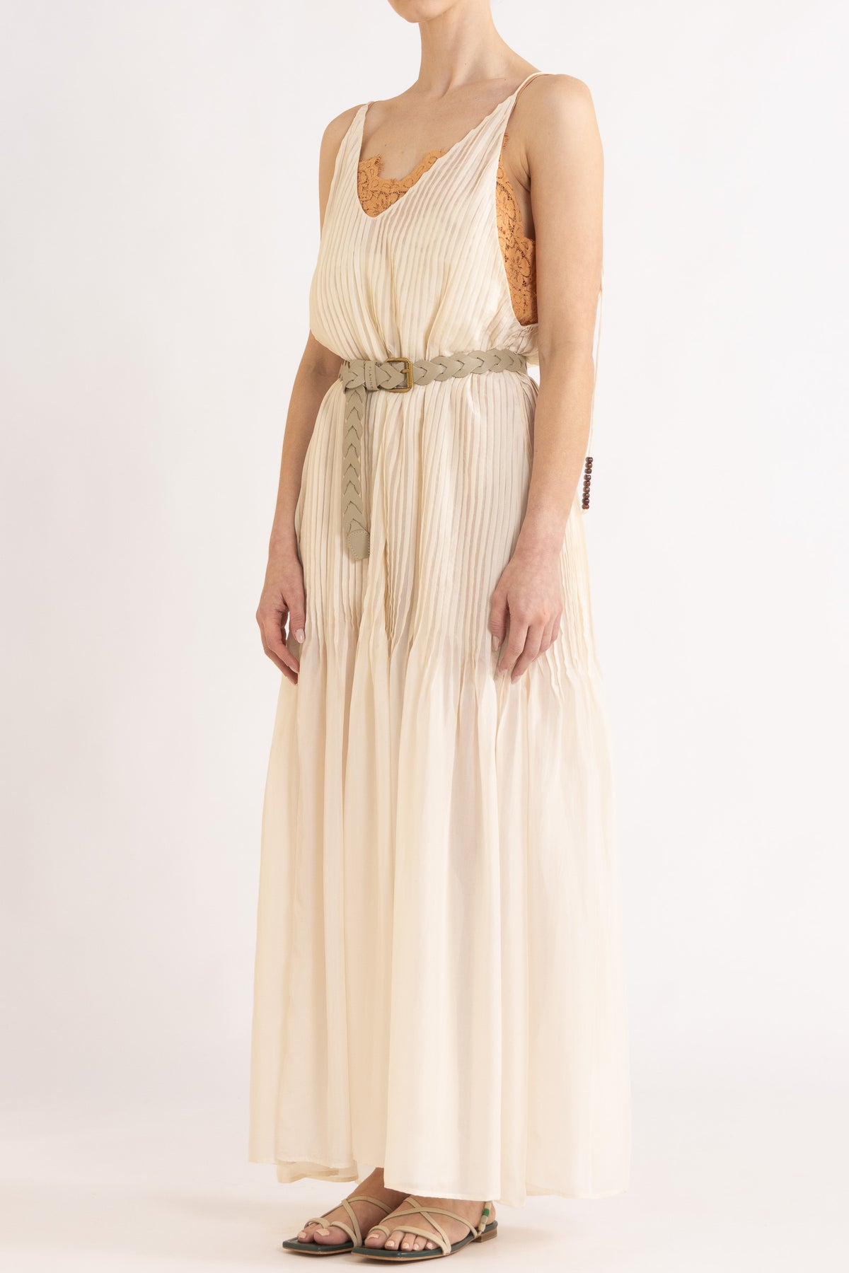Lara Woven Leather Belt