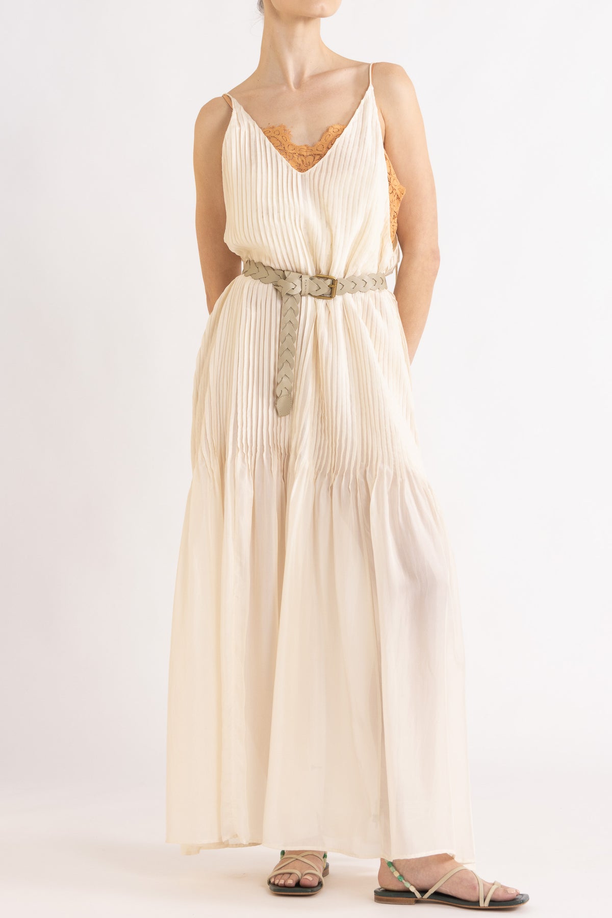 Lara Woven Leather Belt