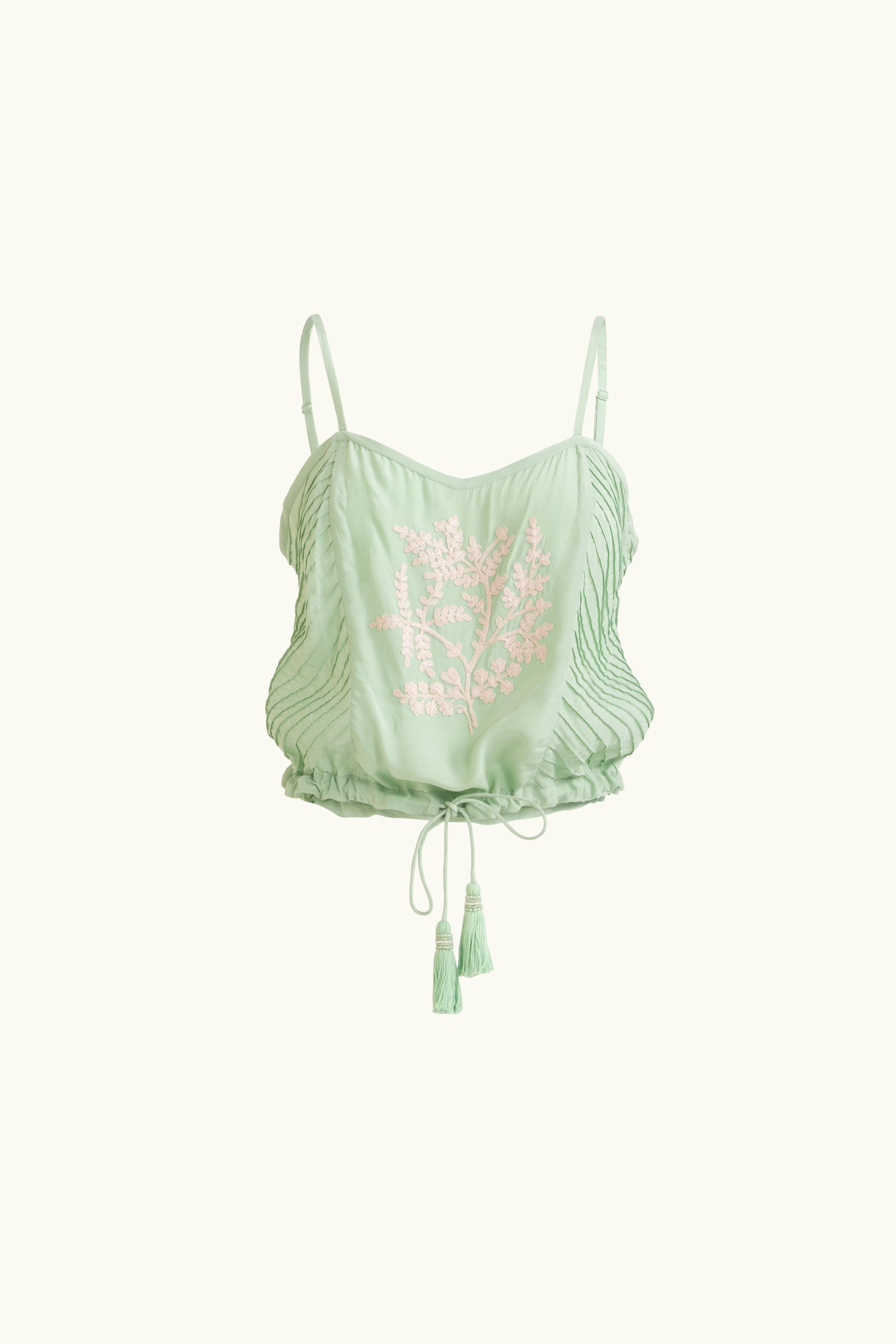 Elsie Embroidered Cami | FLANNEL