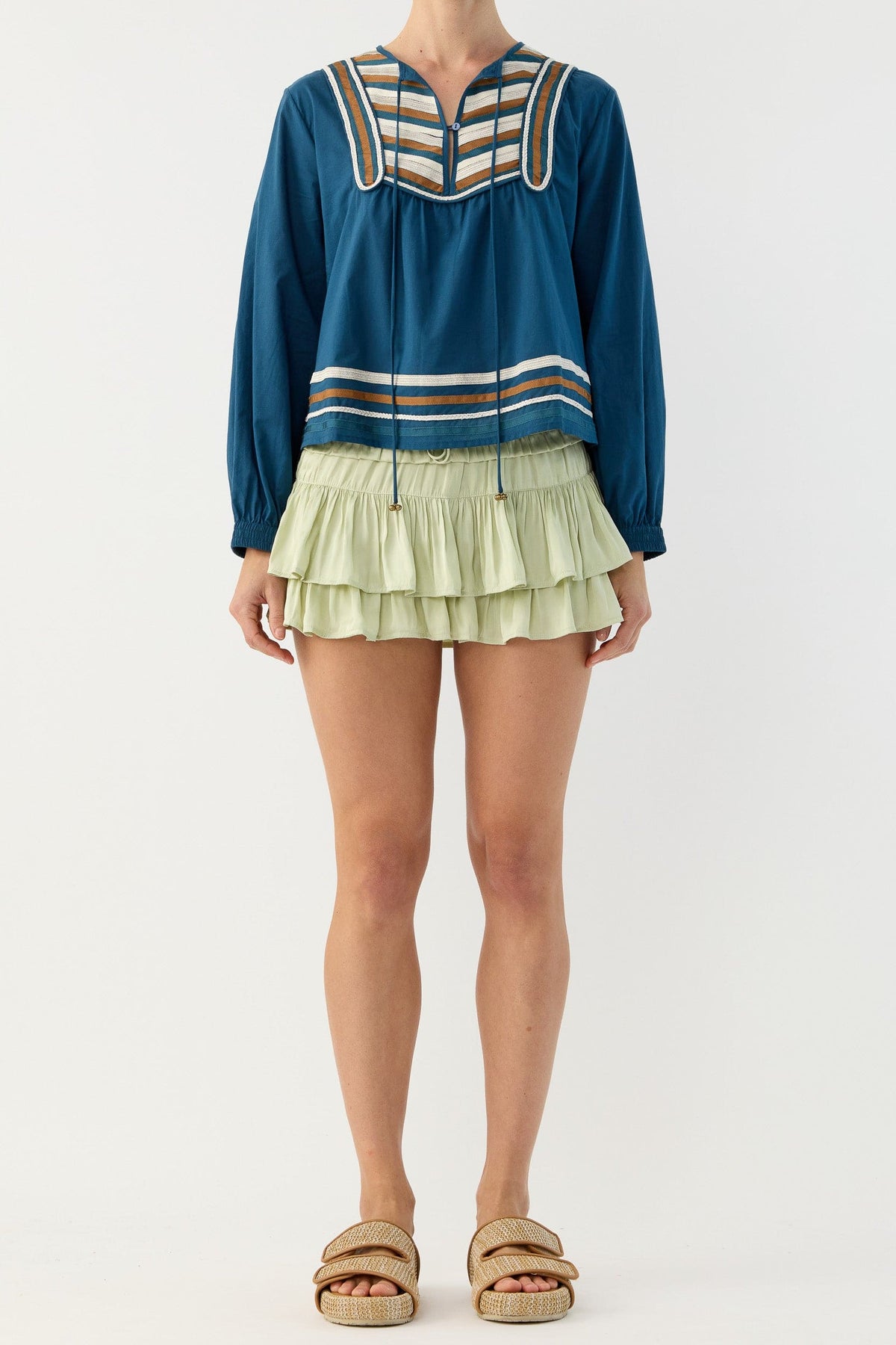 Talitha Cotton Long Sleeve Top