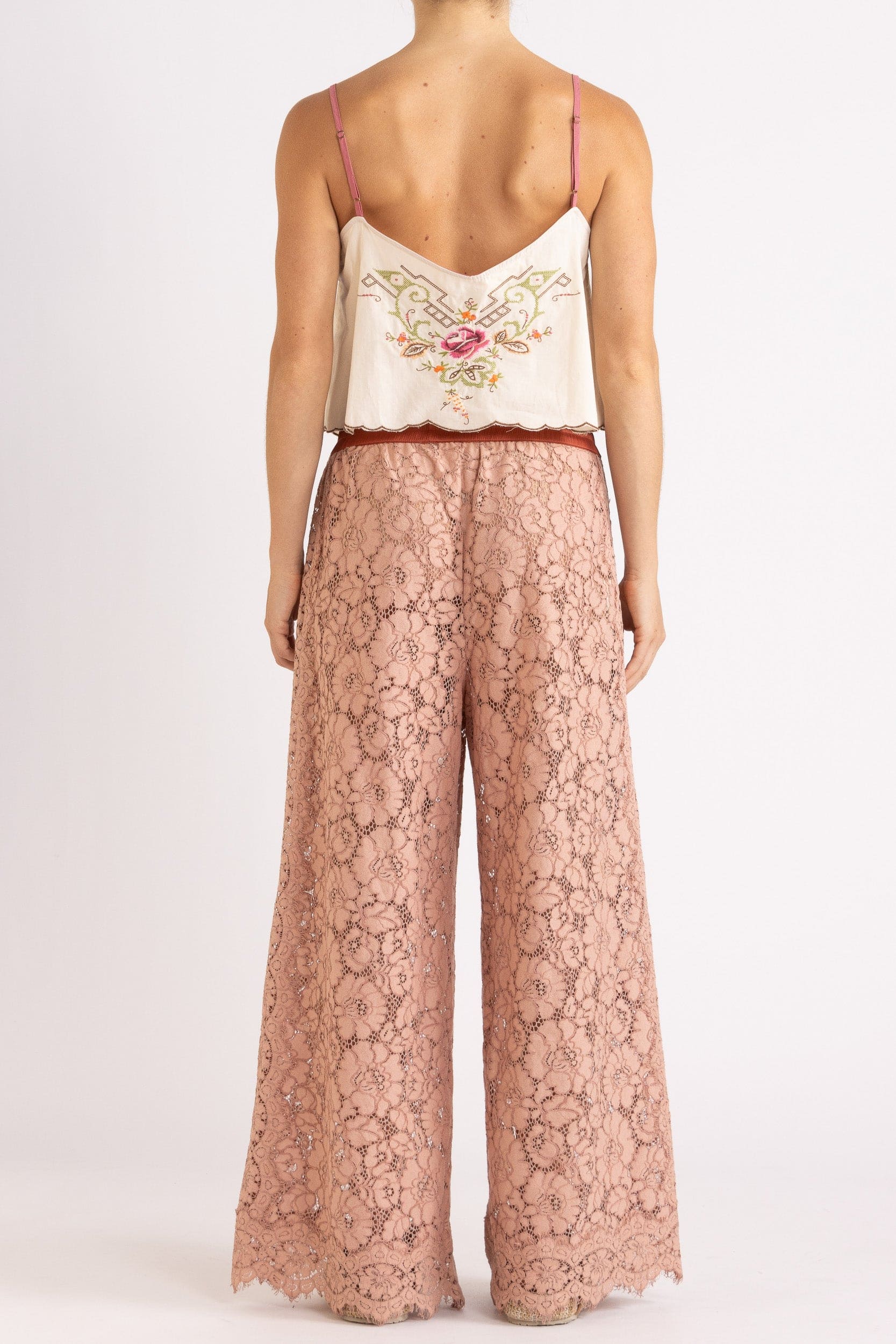 Tilly Wide Leg Lace Pant