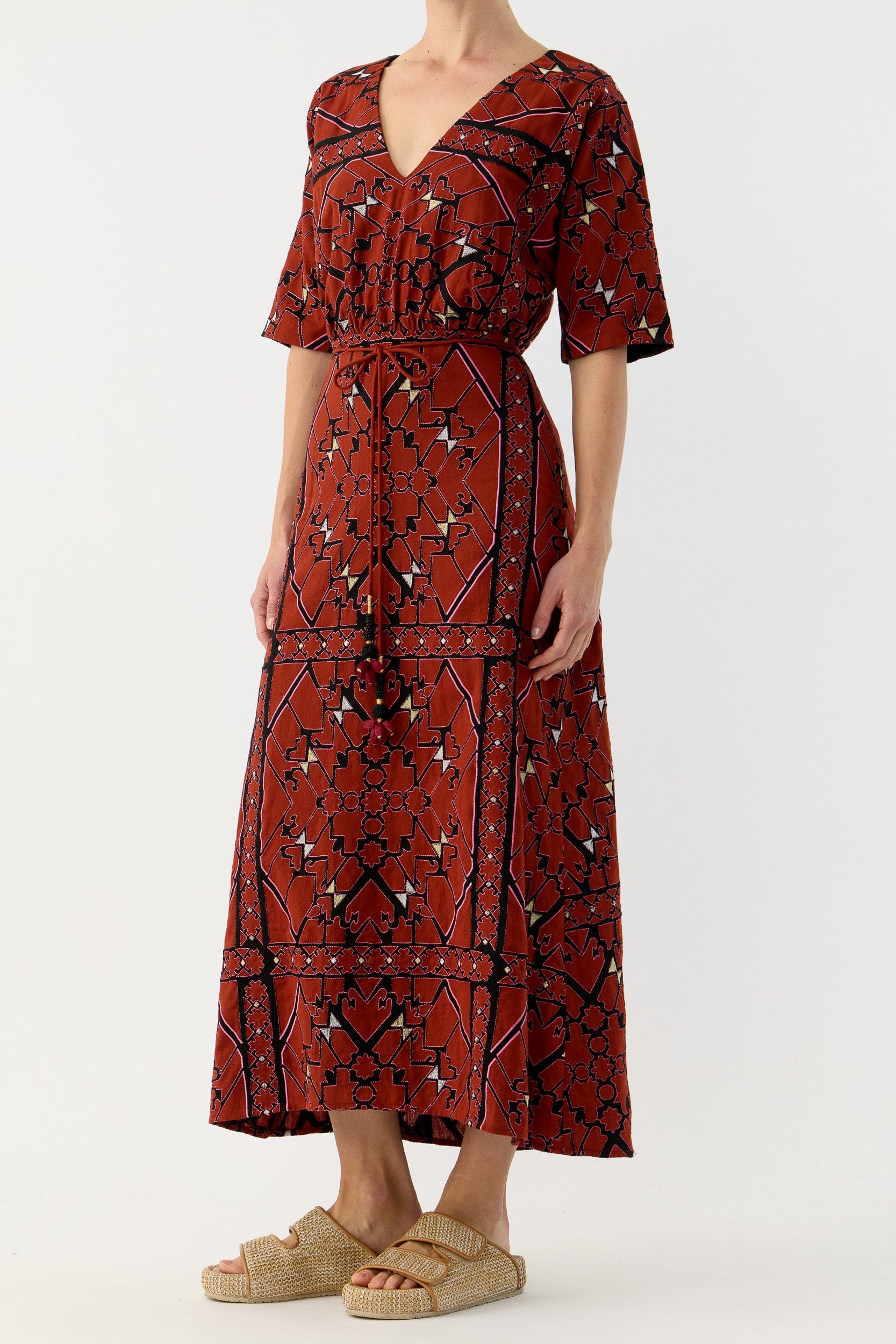 Jericho Embroidered Cotton Dress