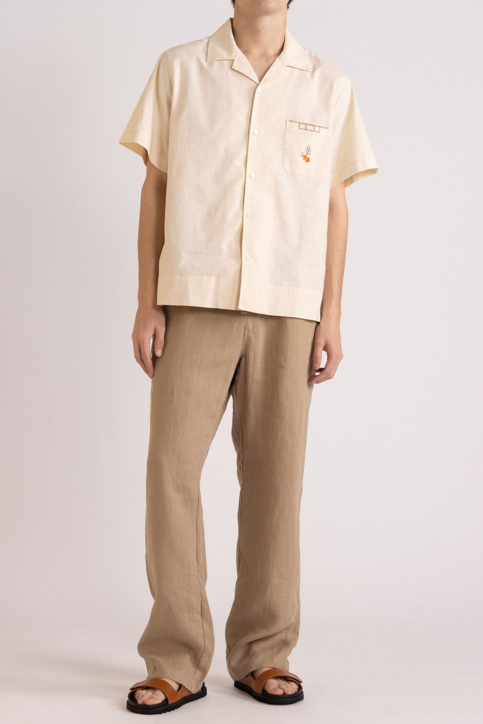 Emilio Embroidered Short Sleeve Shirt