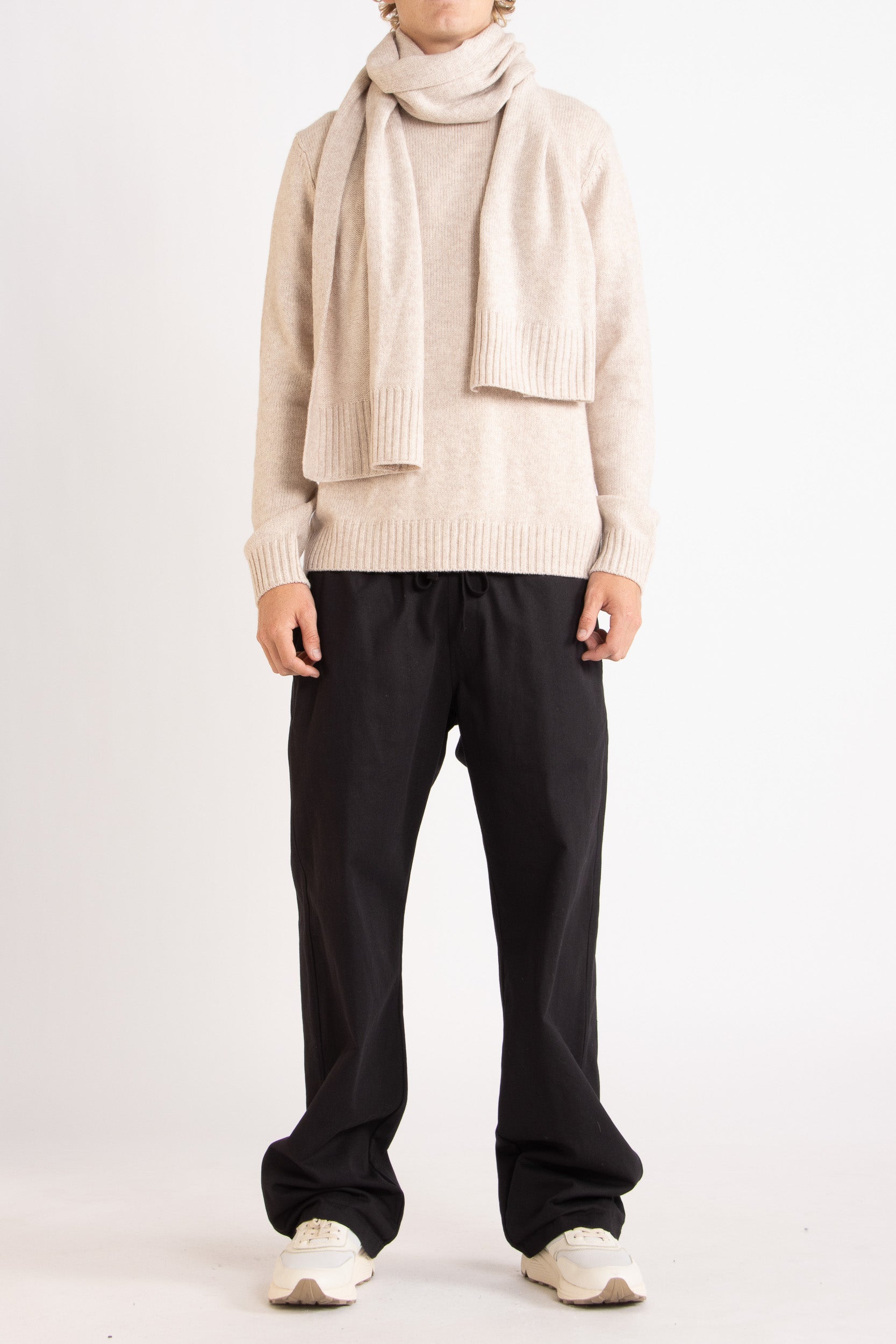 Everest Wool-Cashmere Crew Sweater