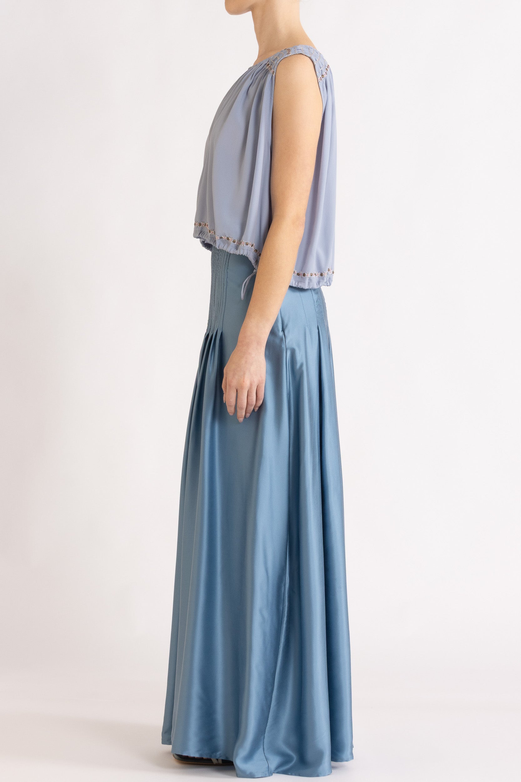 Essential Silk Maxi Skirt
