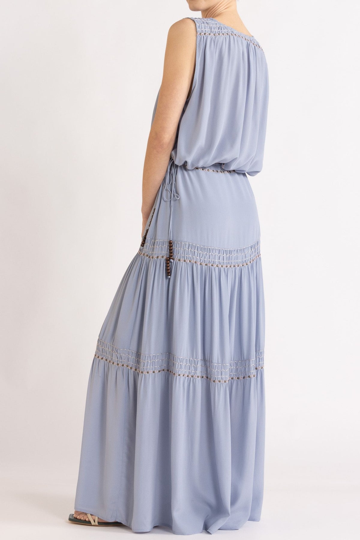 Gemini Crepe De Chine Sleeveless Top