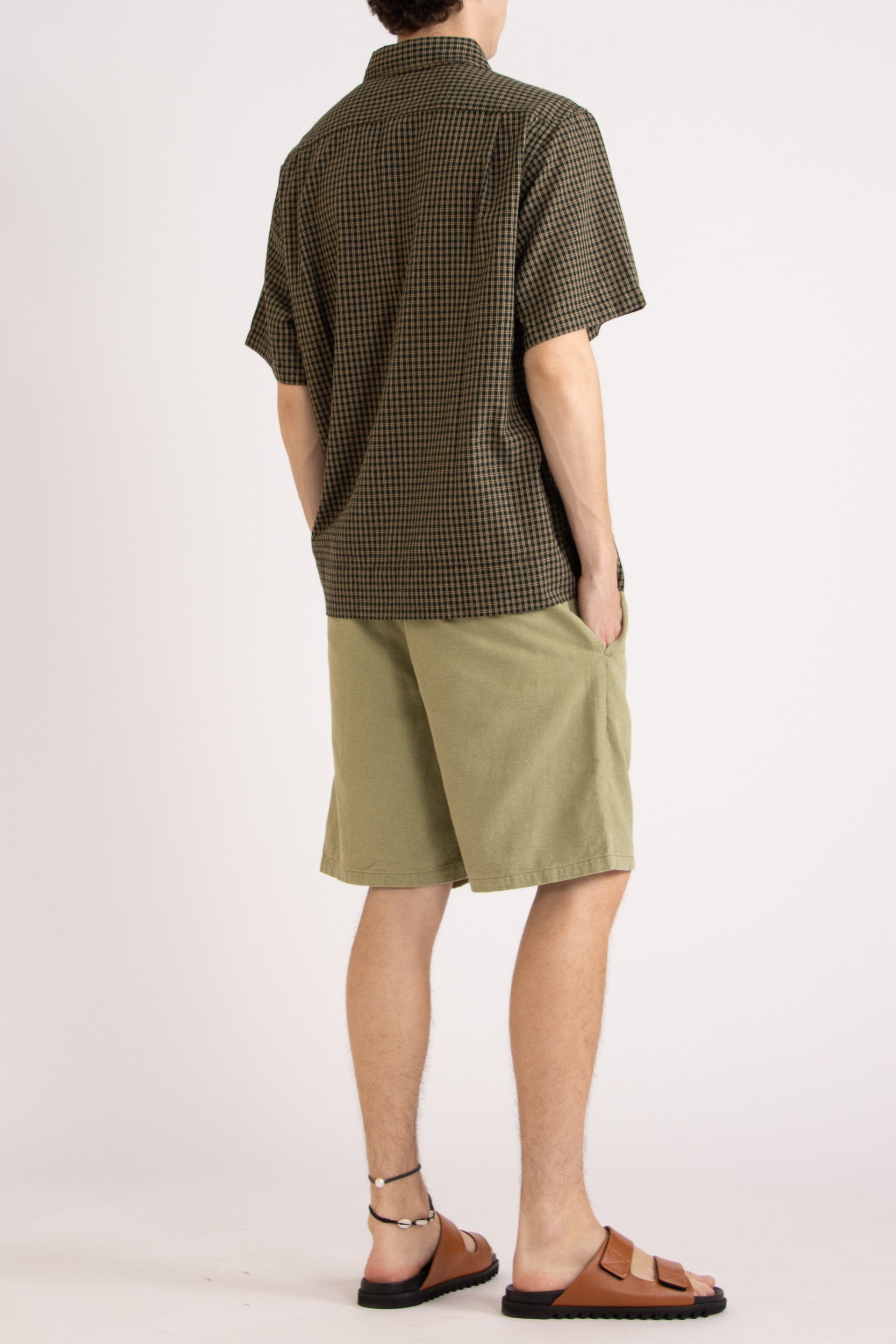 Travis Check Cotton Short Sleeve Shirt