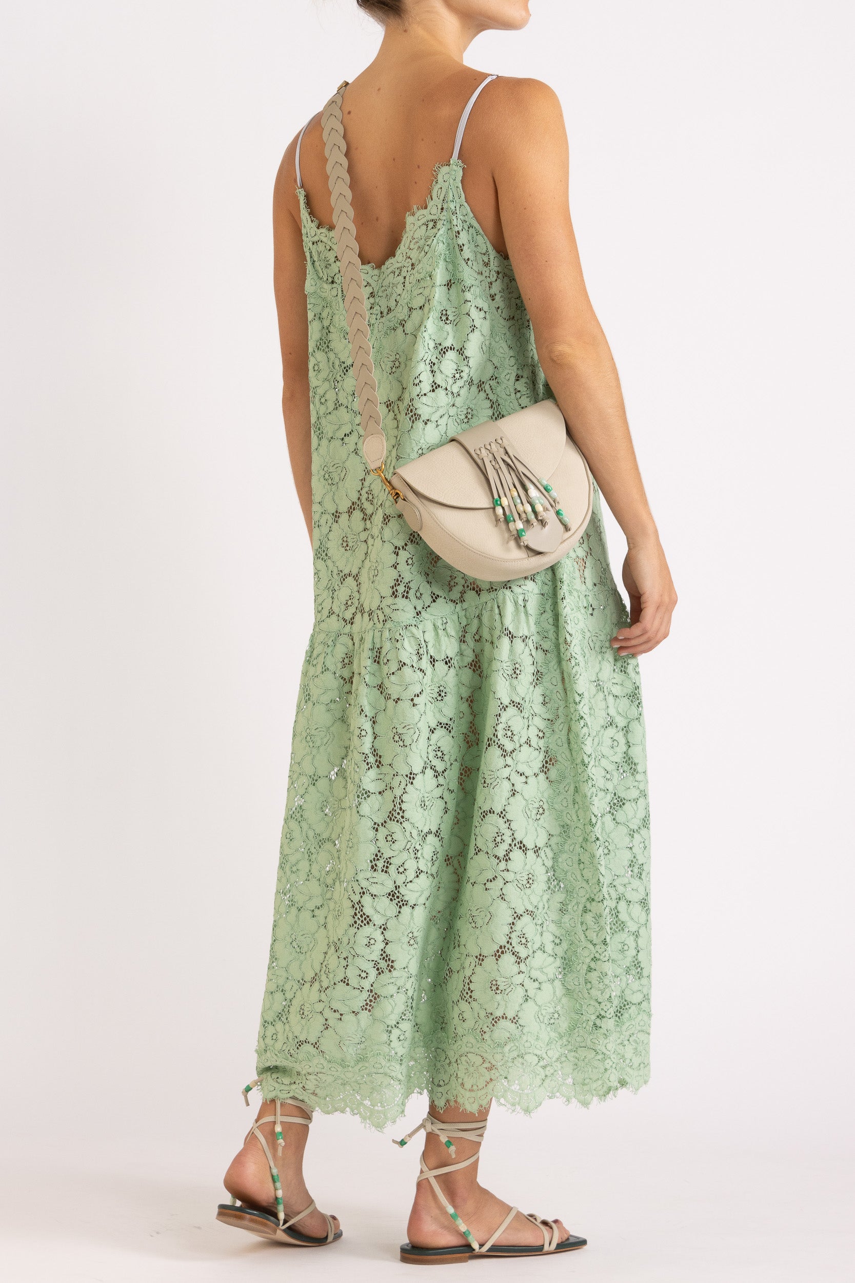 Alchemy Beaded Leather Pouch