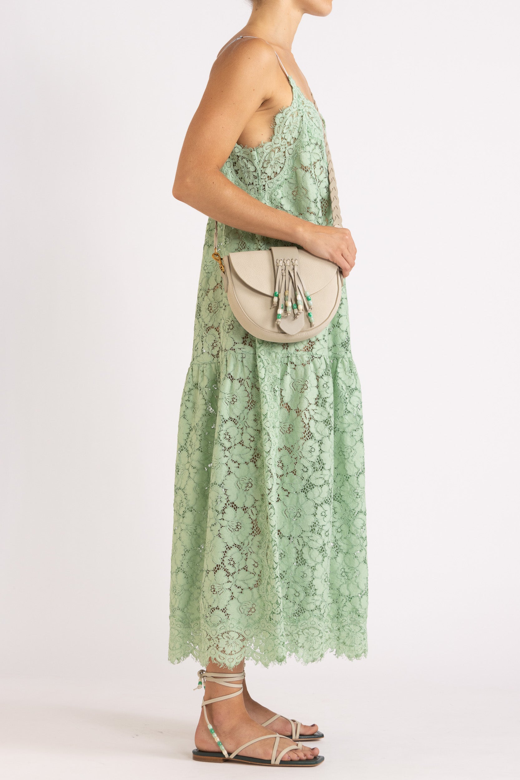 Alchemy Beaded Leather Pouch