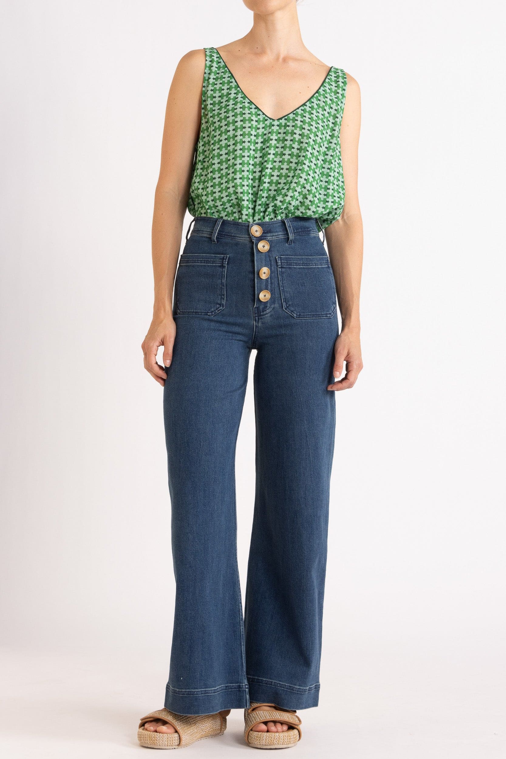 Smith High Rise Flare Jean