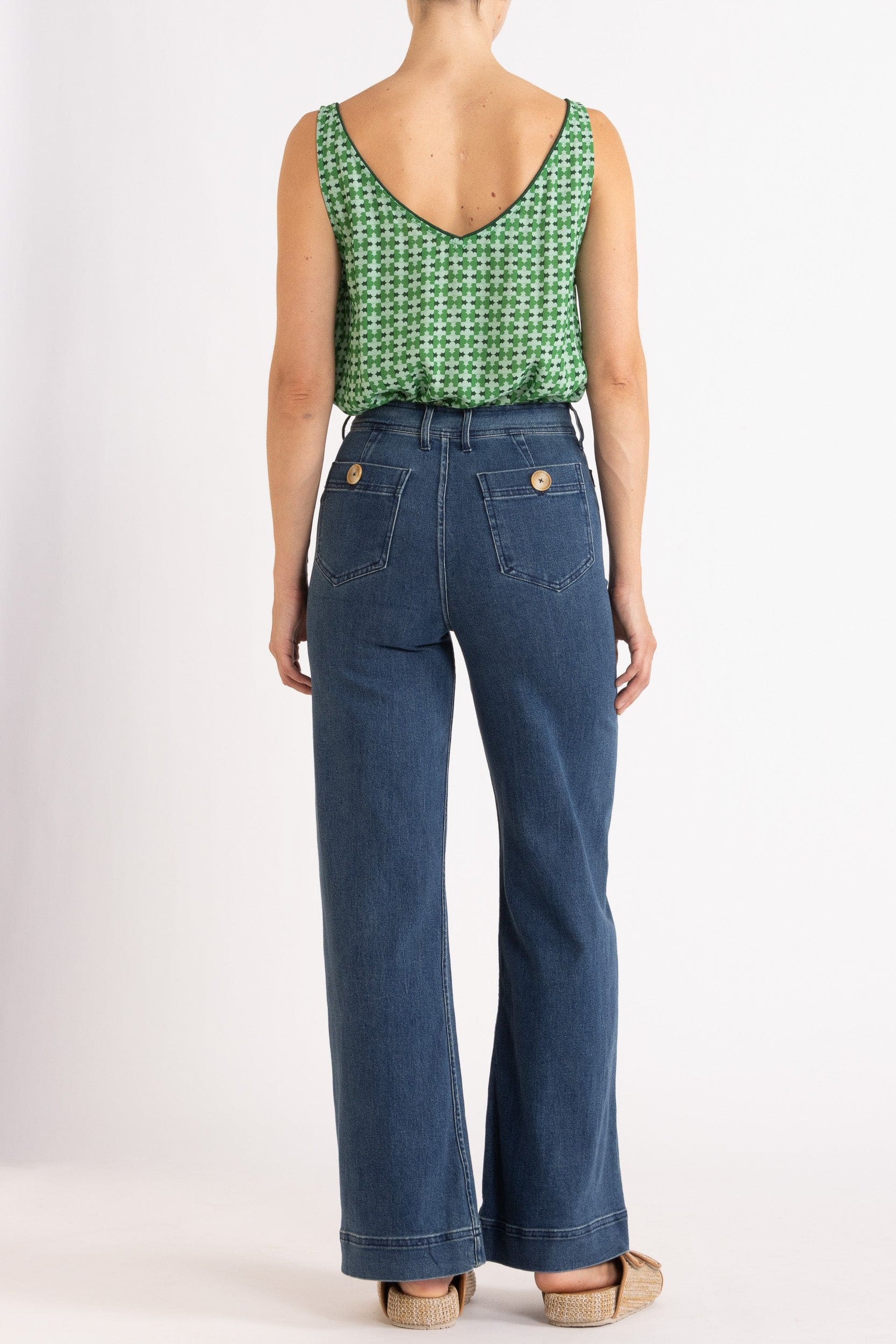 Smith High Rise Flare Jean