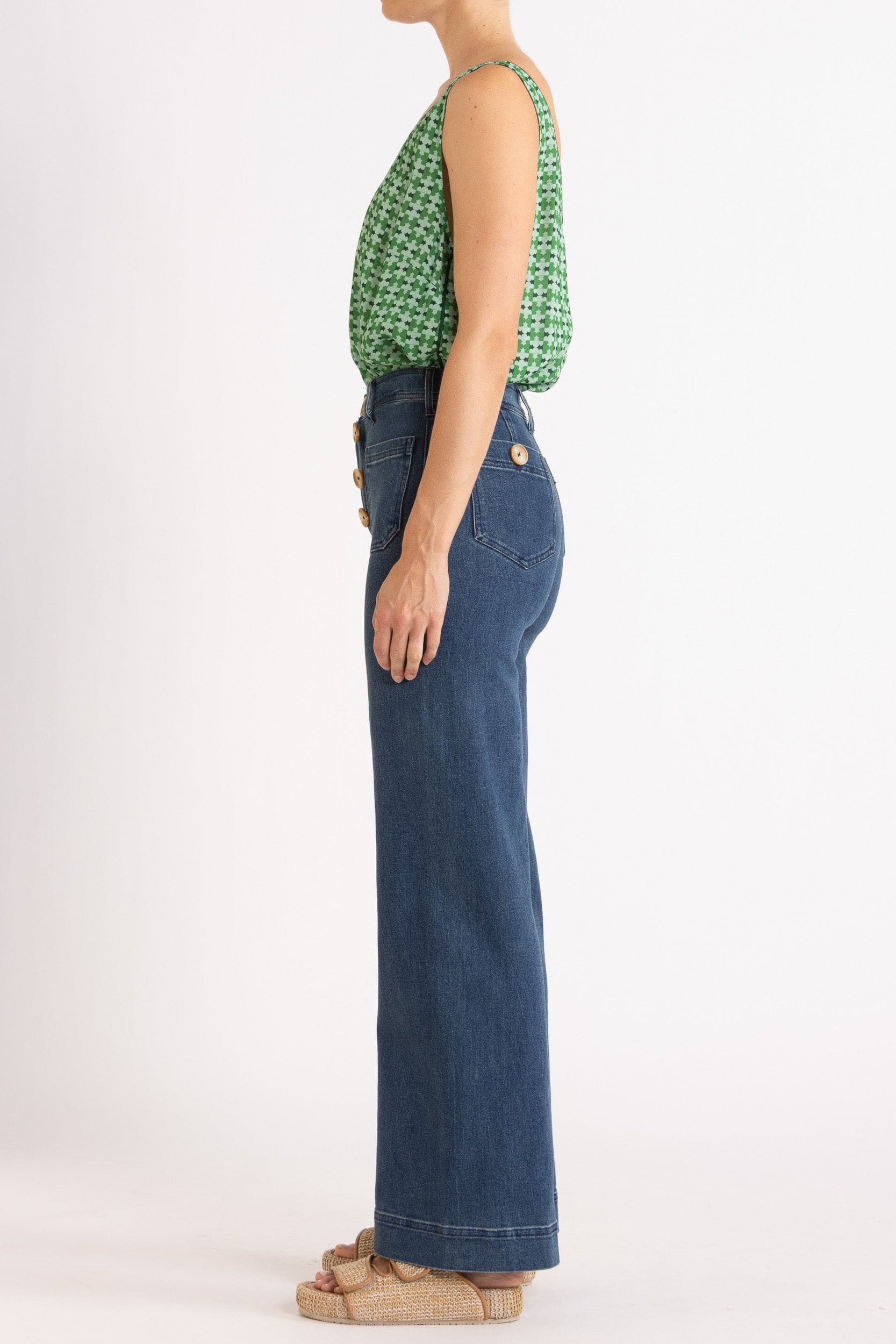 Smith High Rise Flare Jean