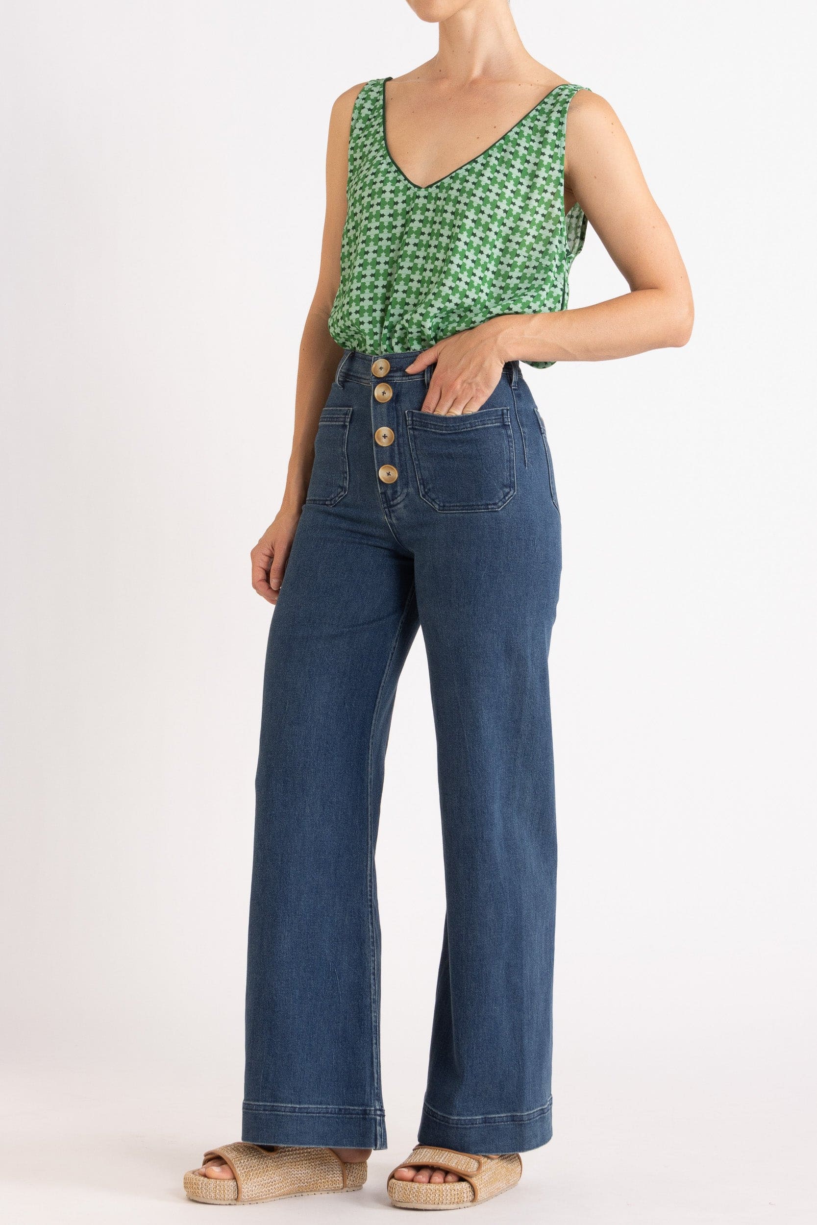 Smith High Rise Flare Jean