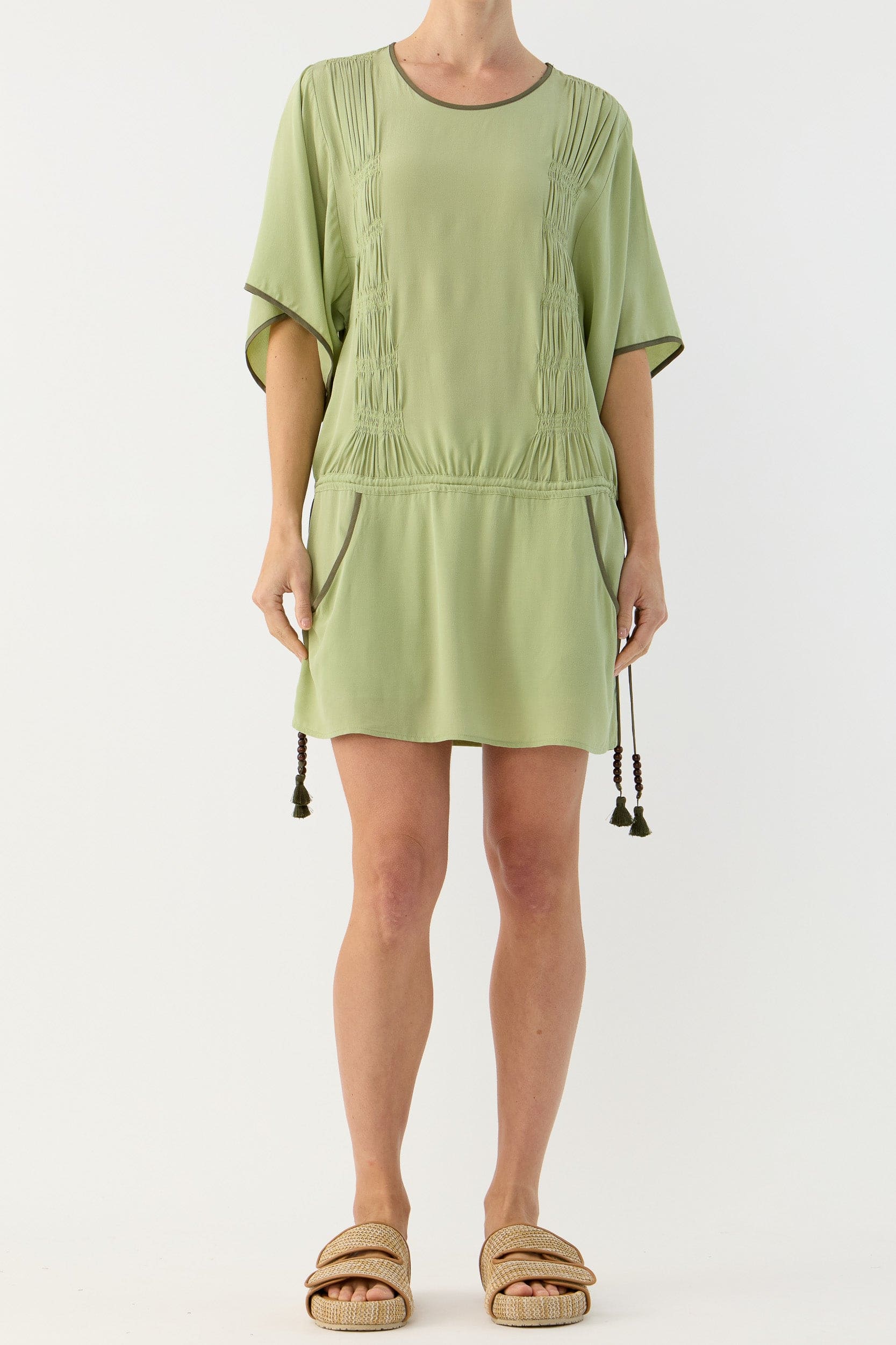 Marigold Gathered Short Tunic