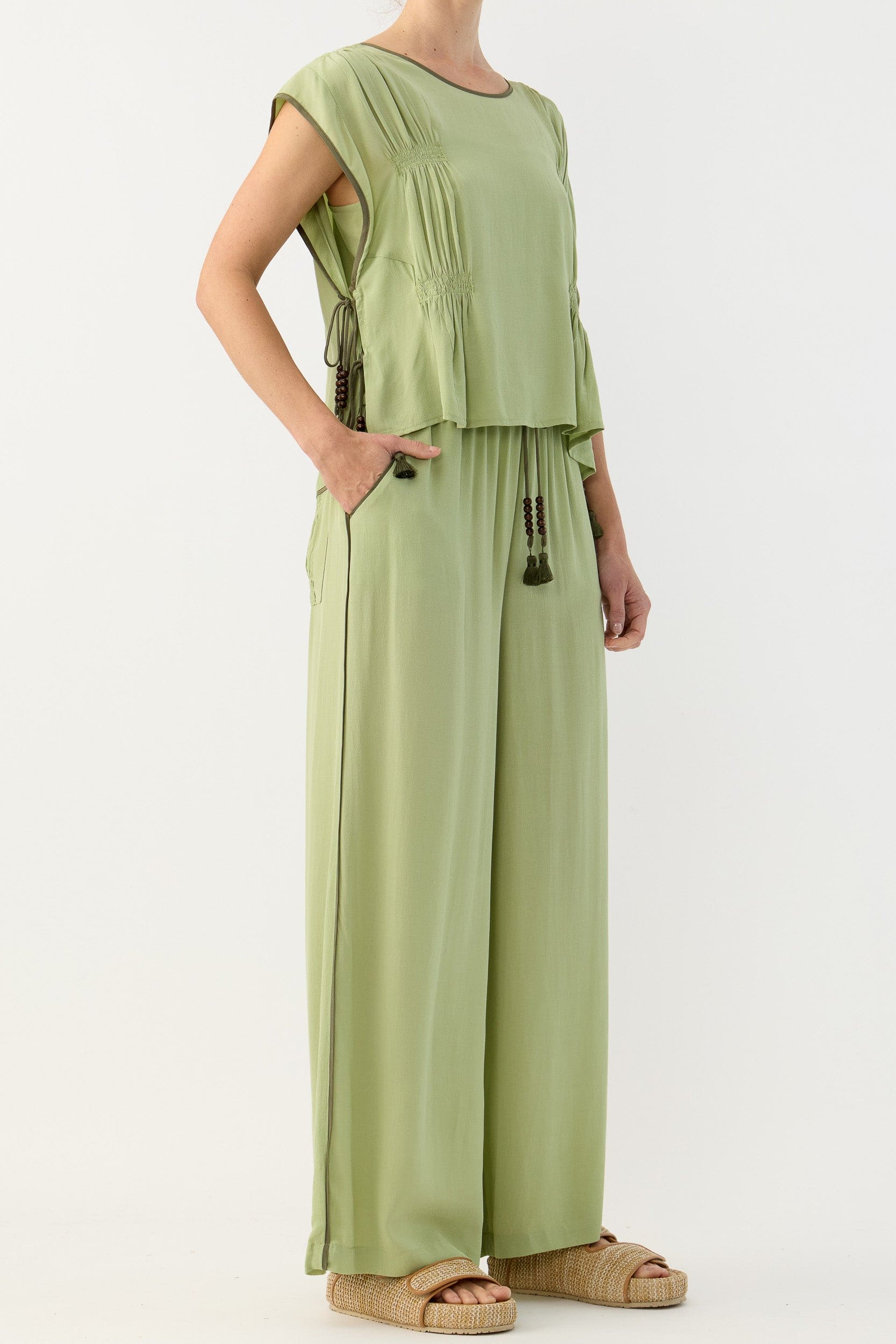 Marigold Gathered Top