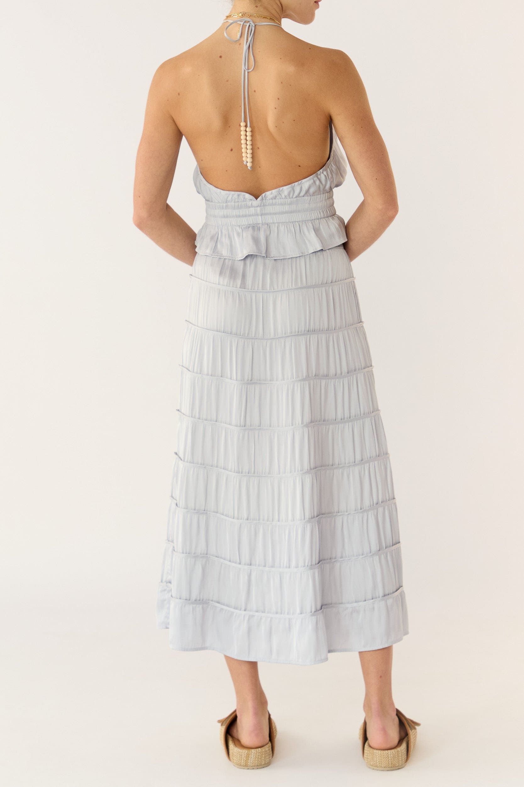 Alina Satin Halter Top