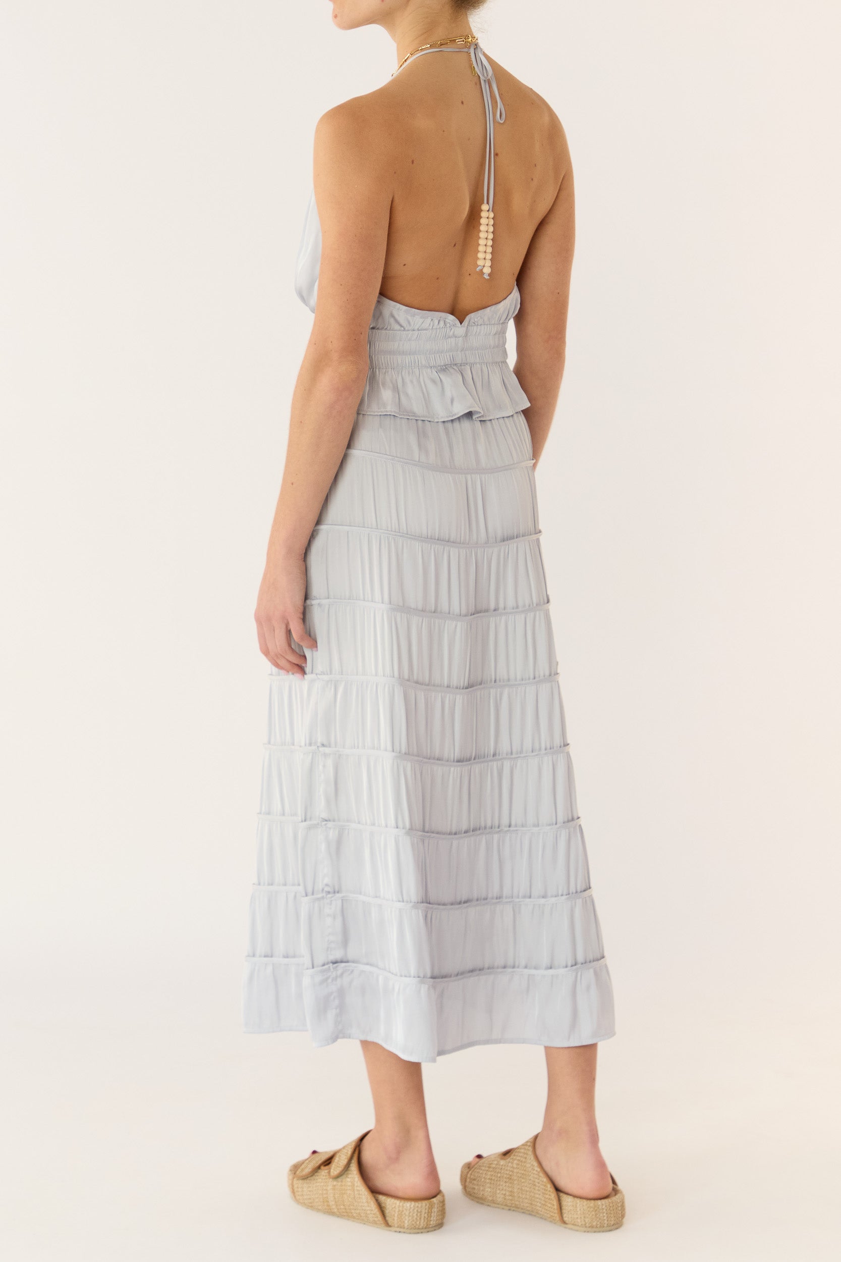 Alina Satin Halter Top