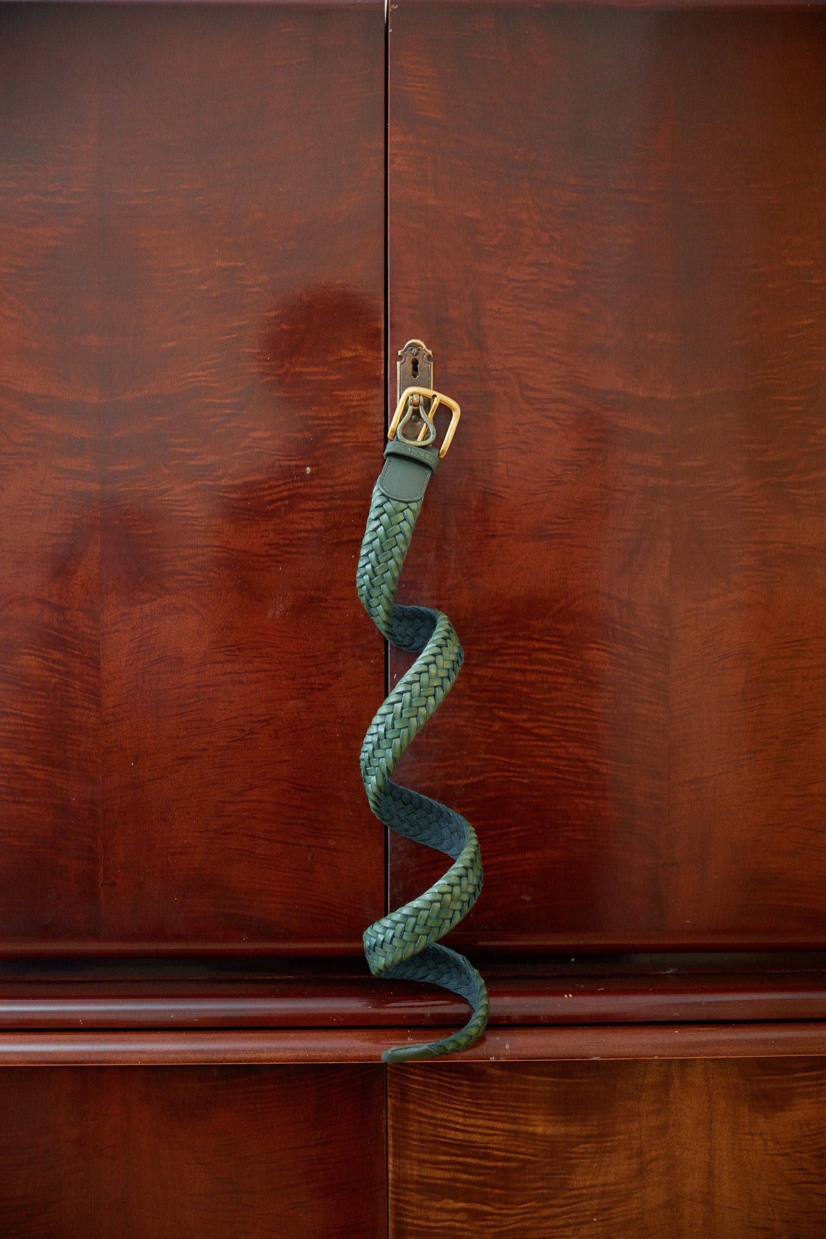 Vermont Plaited Leather Belt