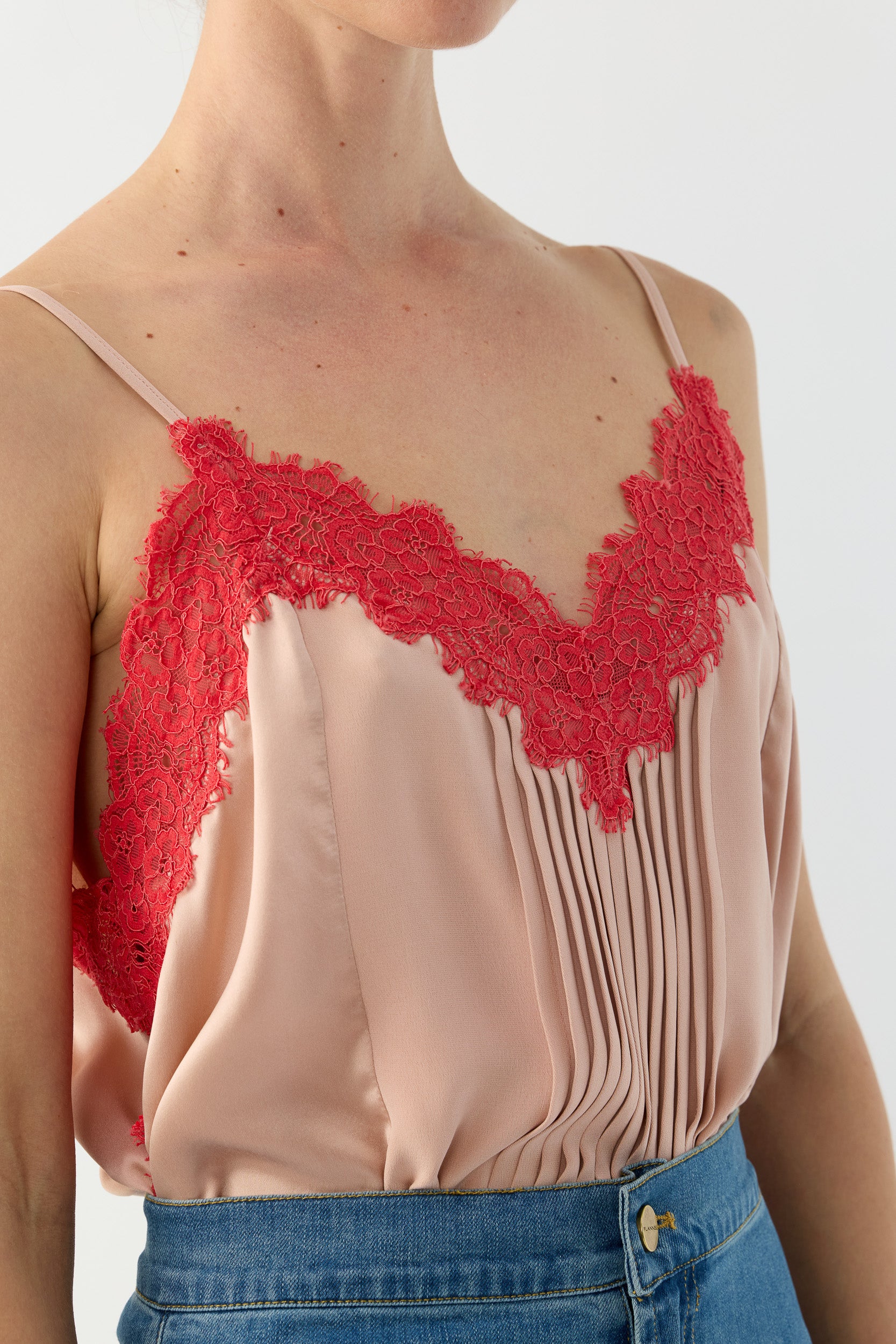 Brodie Silk & Lace Cami