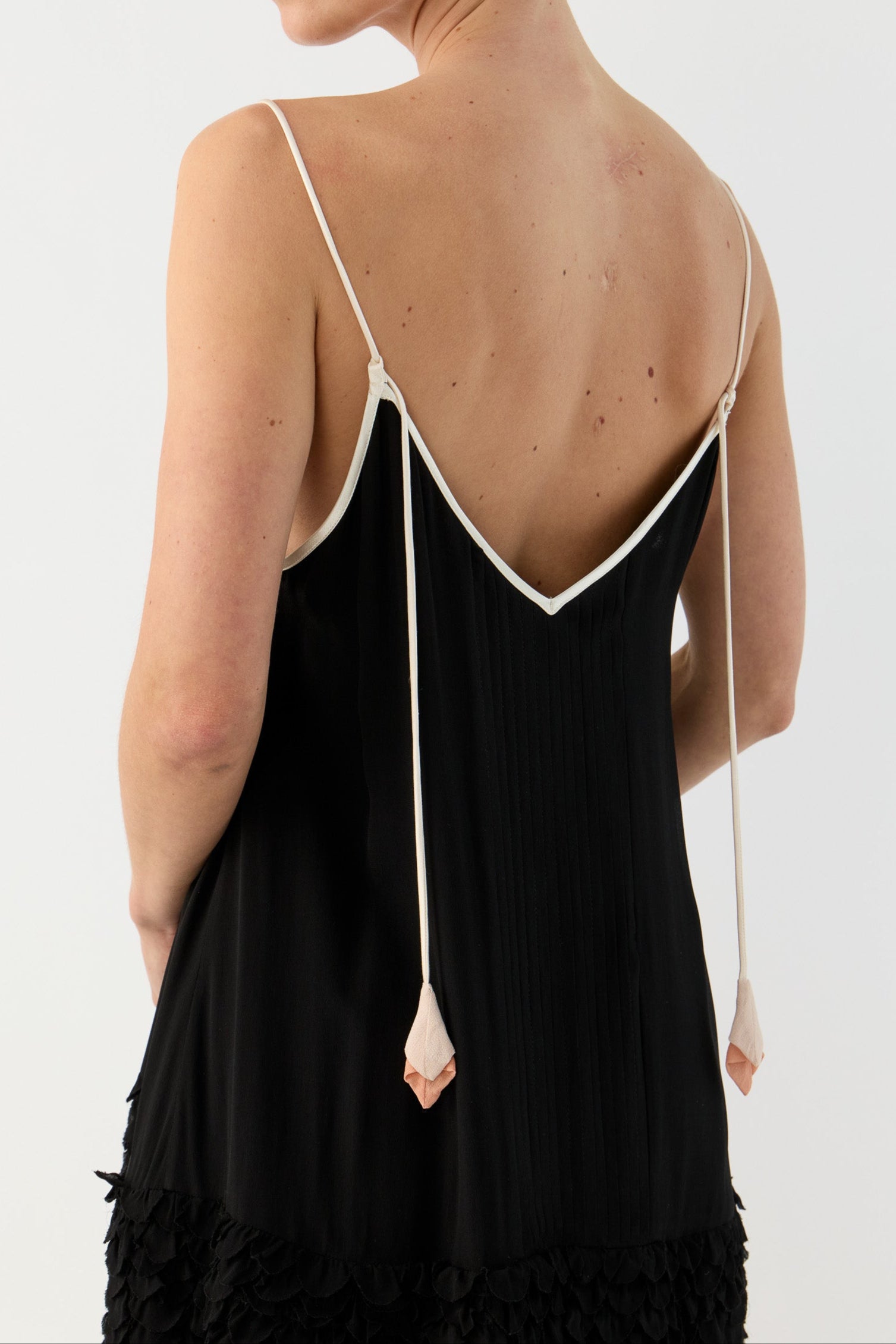Addie Scalloped Chiffon Slip
