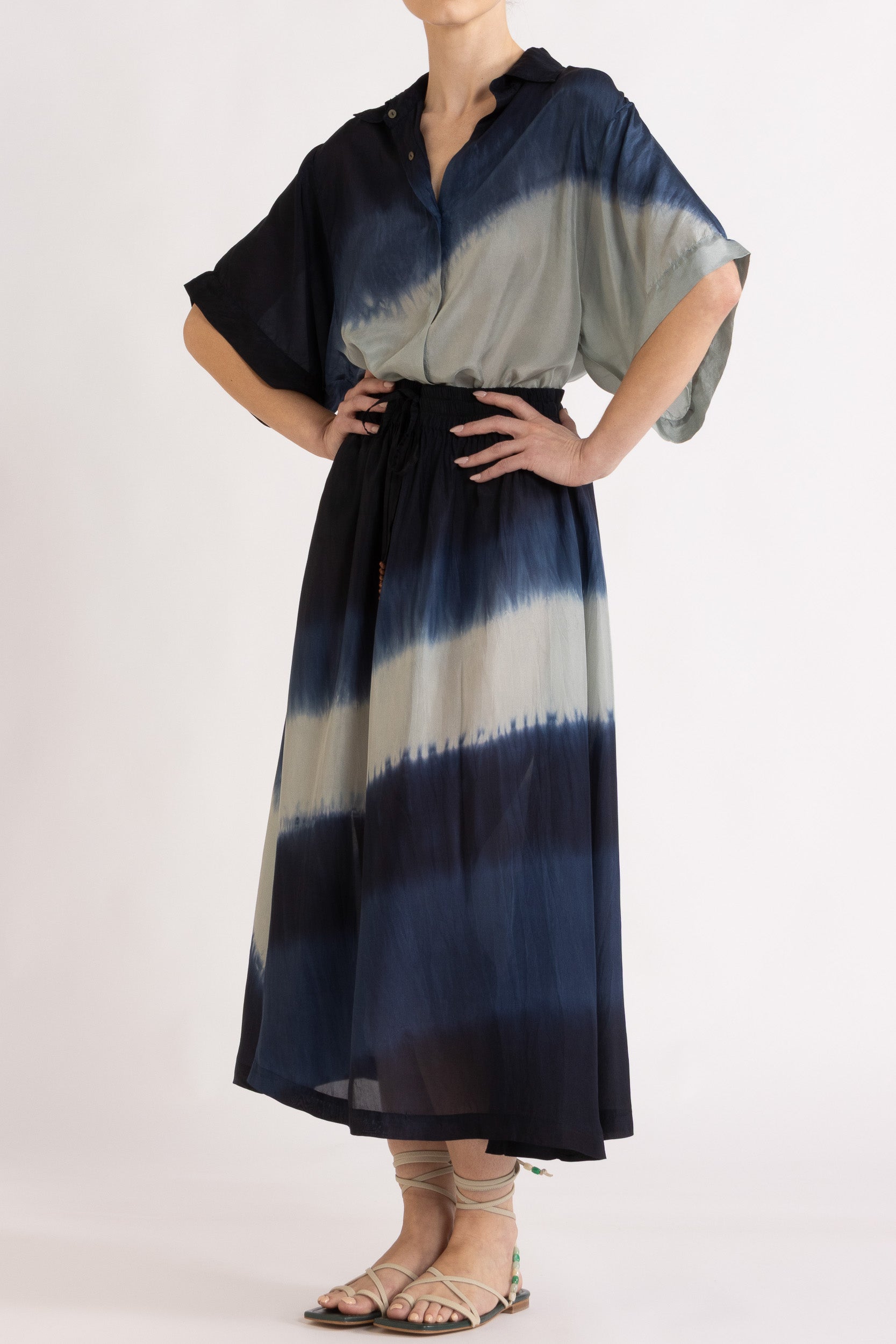 Jazz Silk Habotai Short Sleeve Shirt