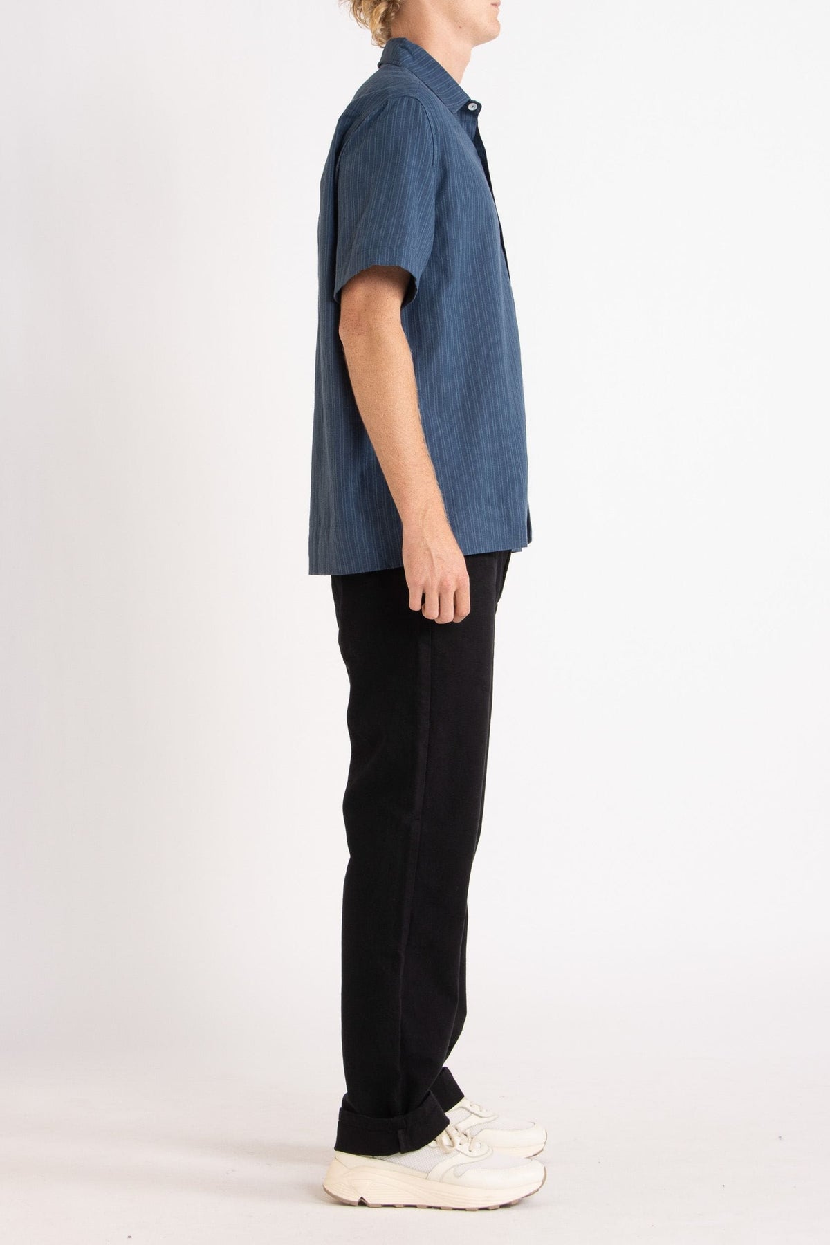 Late Nights Hemp Cotton Short Sleeve Shirt