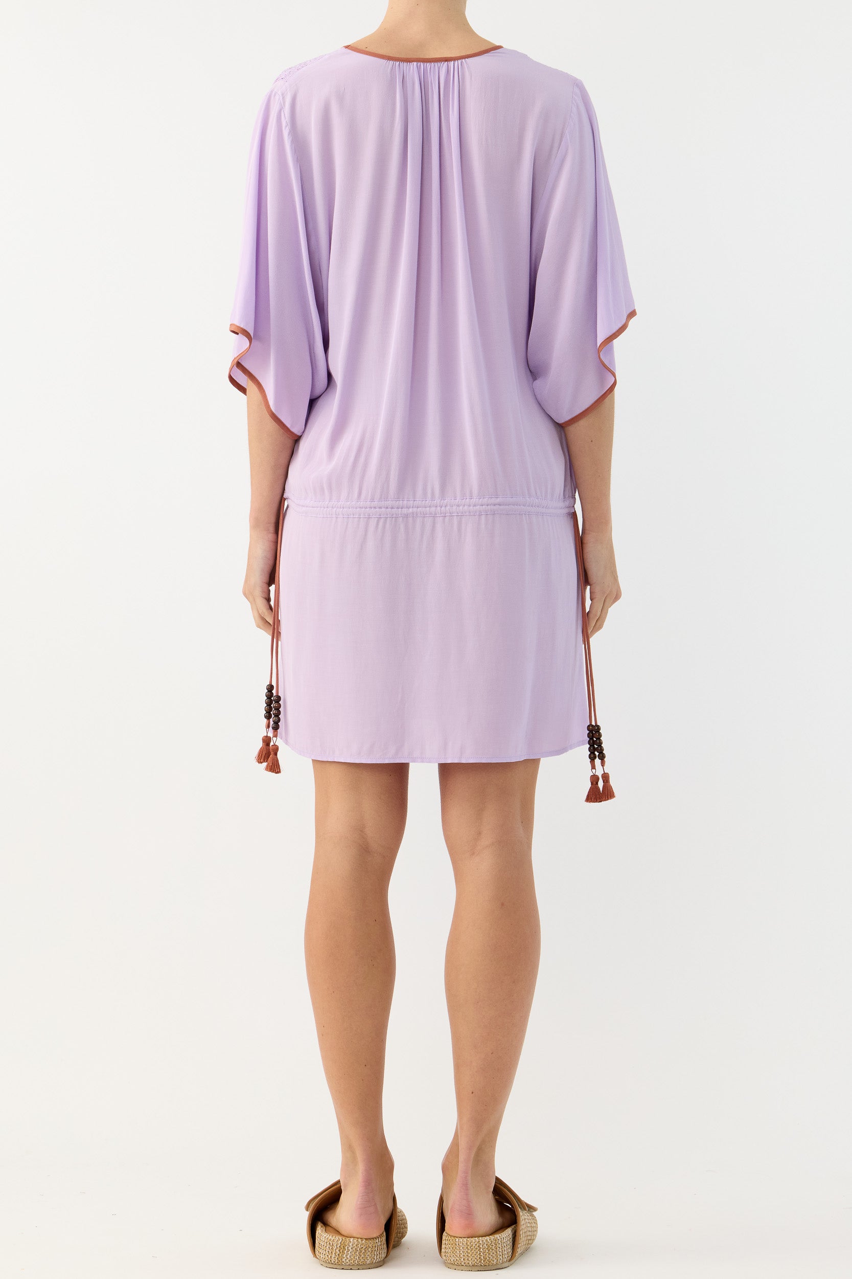 Marigold Gathered Short Tunic