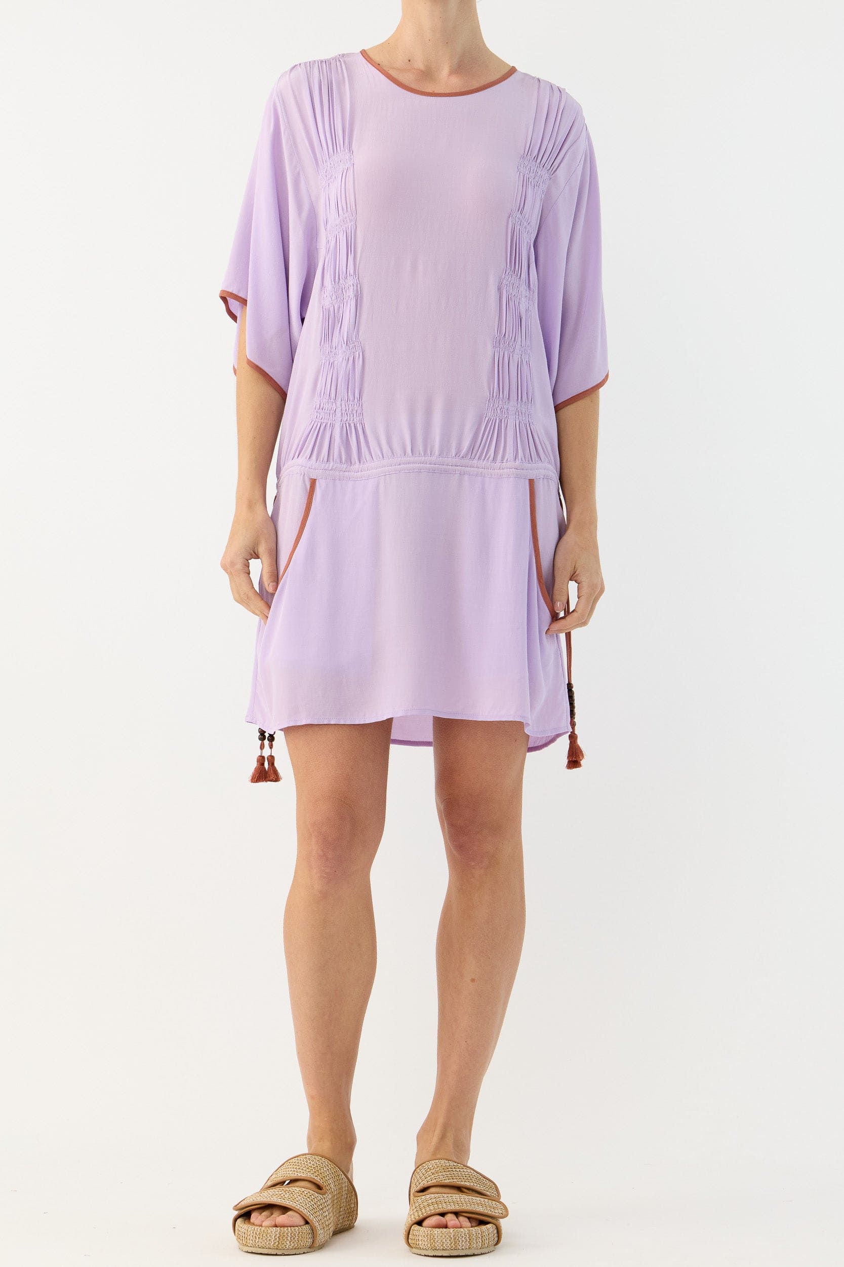 Marigold Gathered Short Tunic